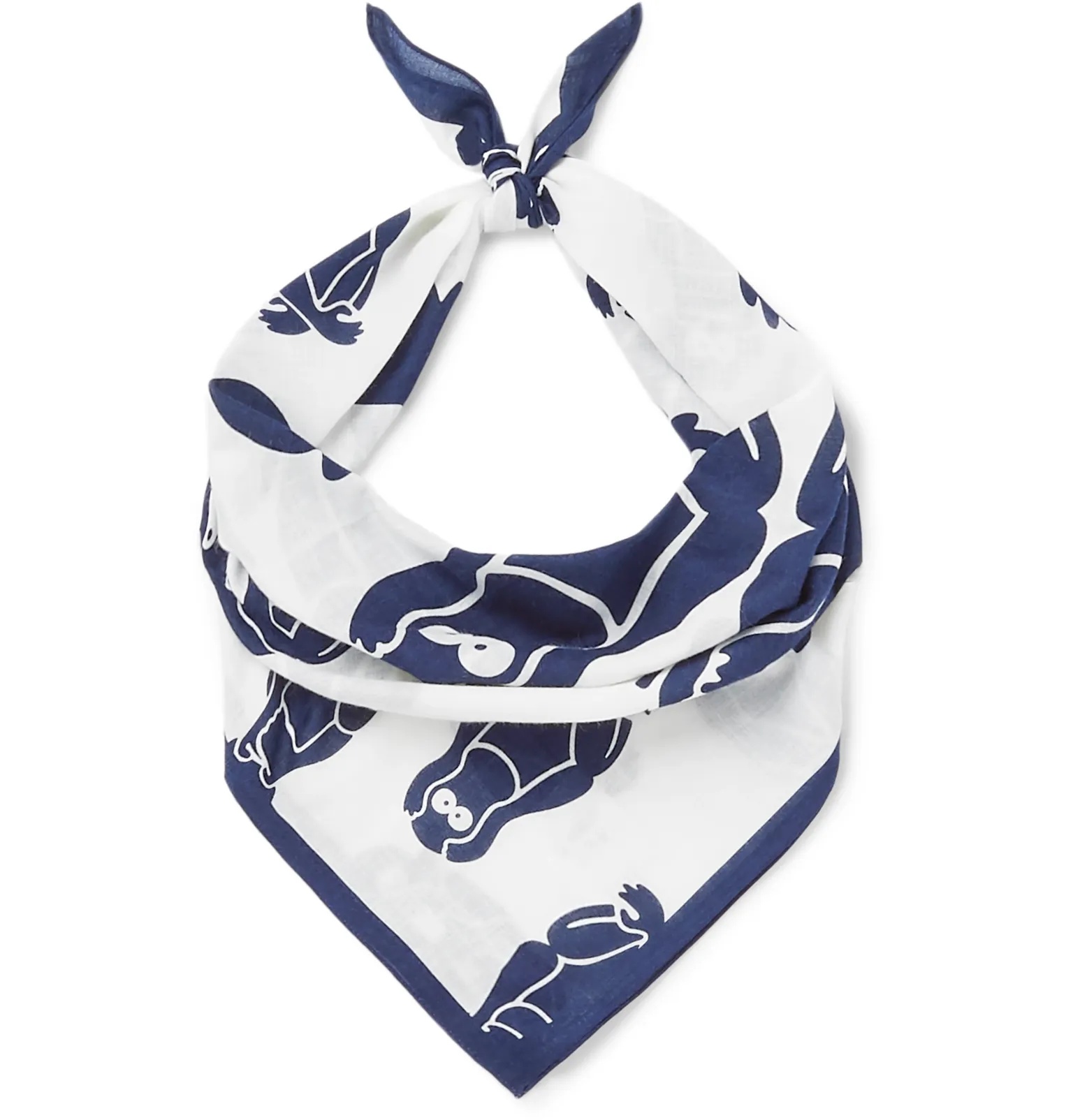 Printed Cotton Bandana - 1