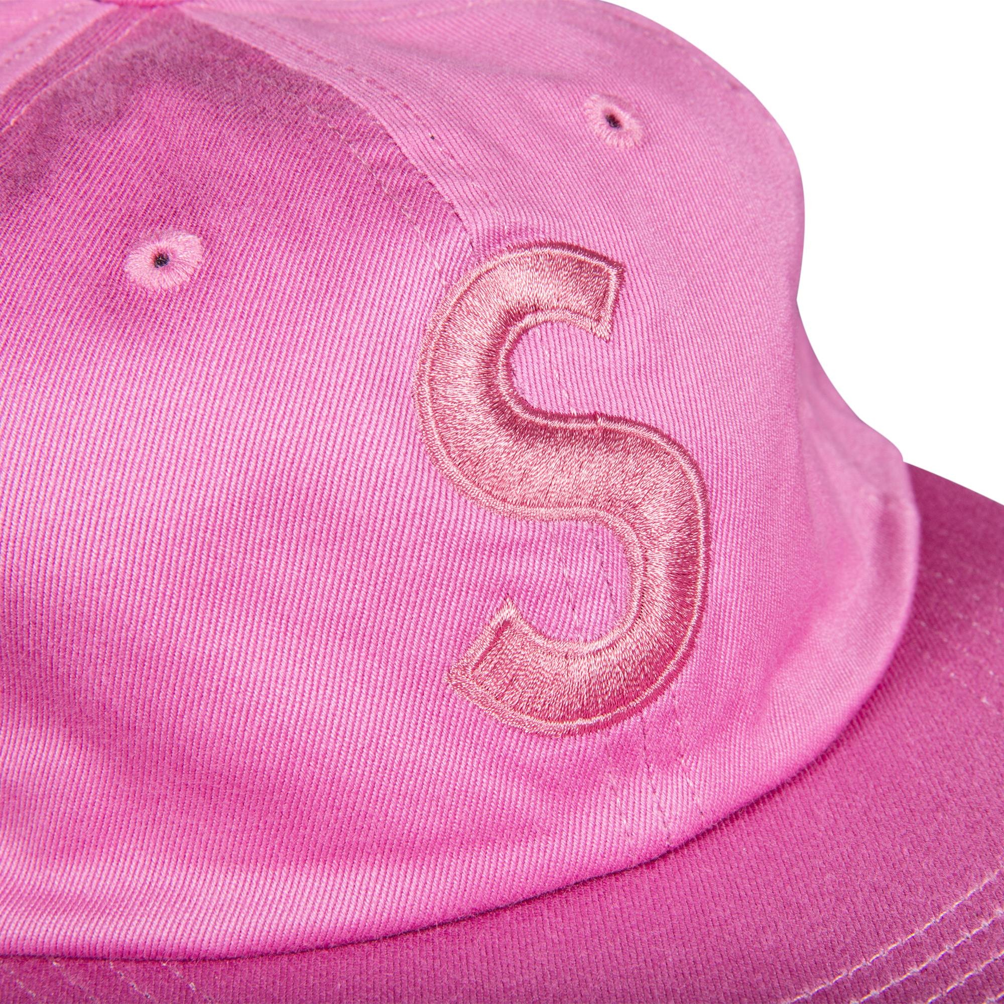 Supreme Tonal S Logo 6-Panel Hat 'Rose' - 3