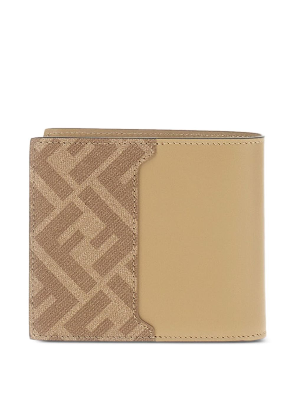 FF logo leather wallet - 2