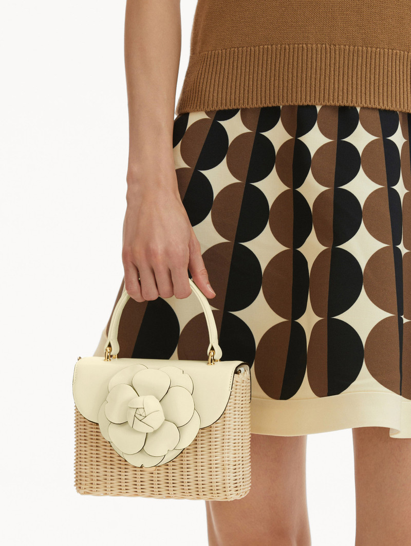 Oscar de la Renta WICKER MINI TRO BAG outlook