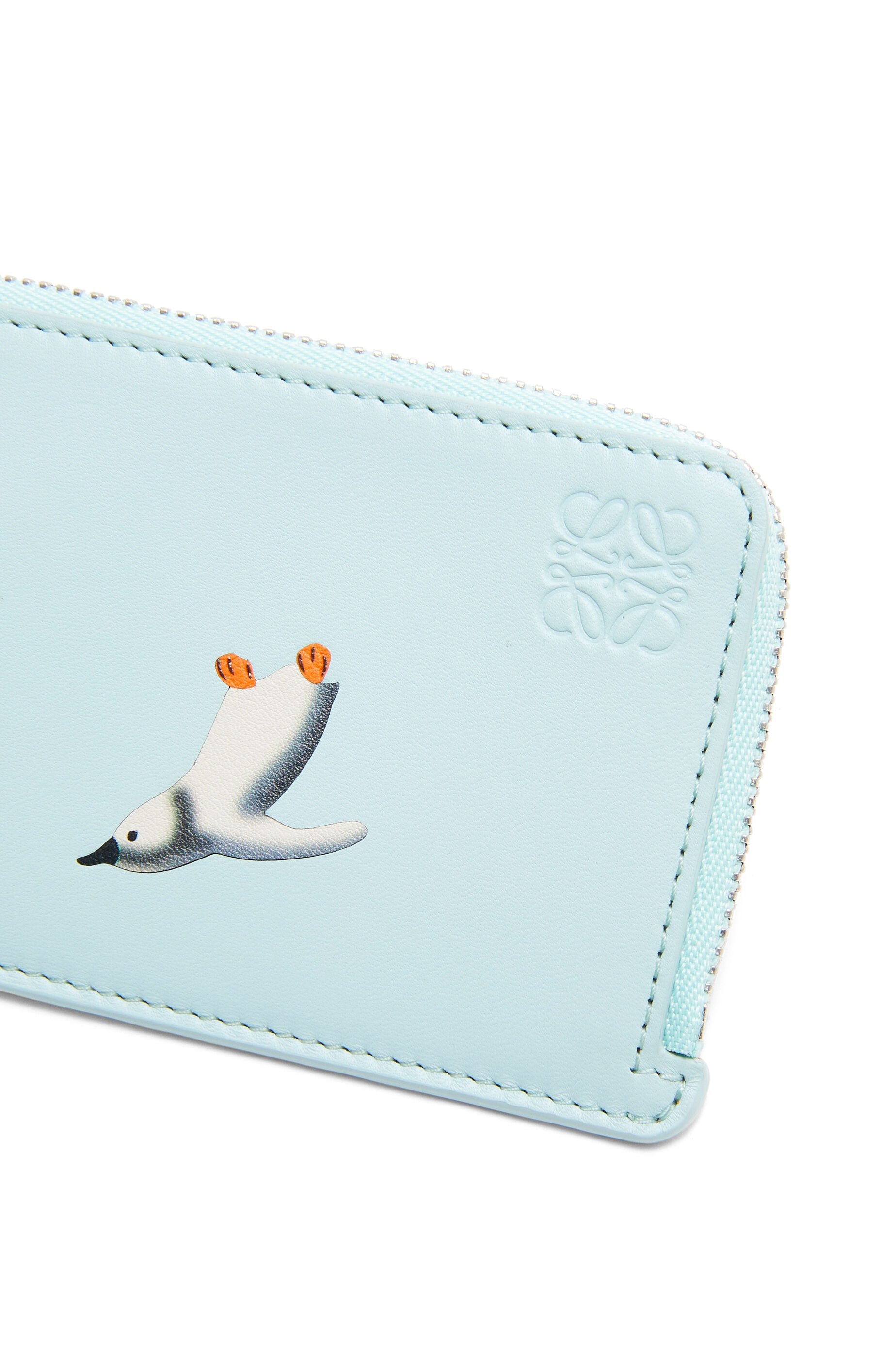 Penguin coin cardholder in satin calfskin - 4