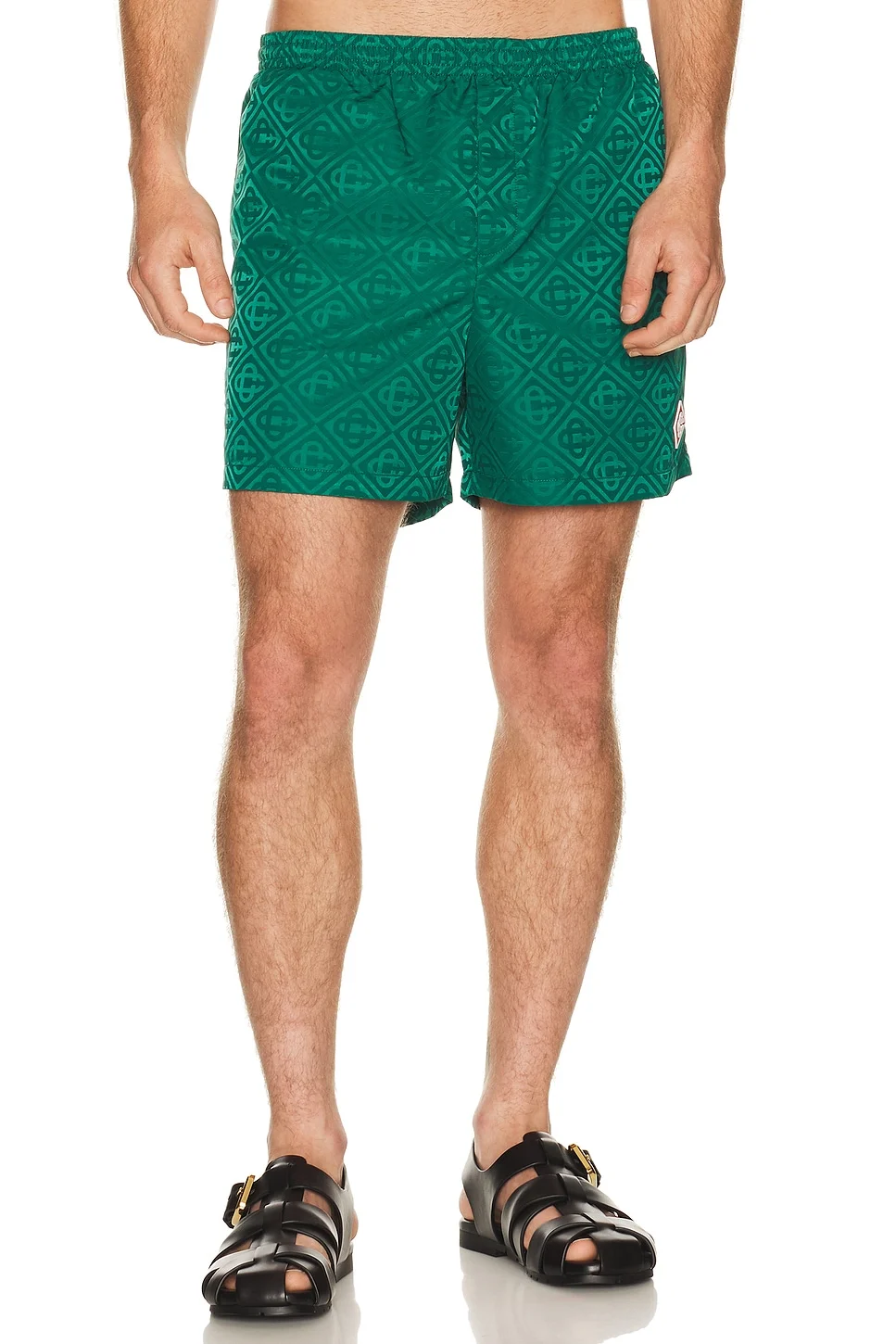 Monogram Jacquard Swim Shorts - 1