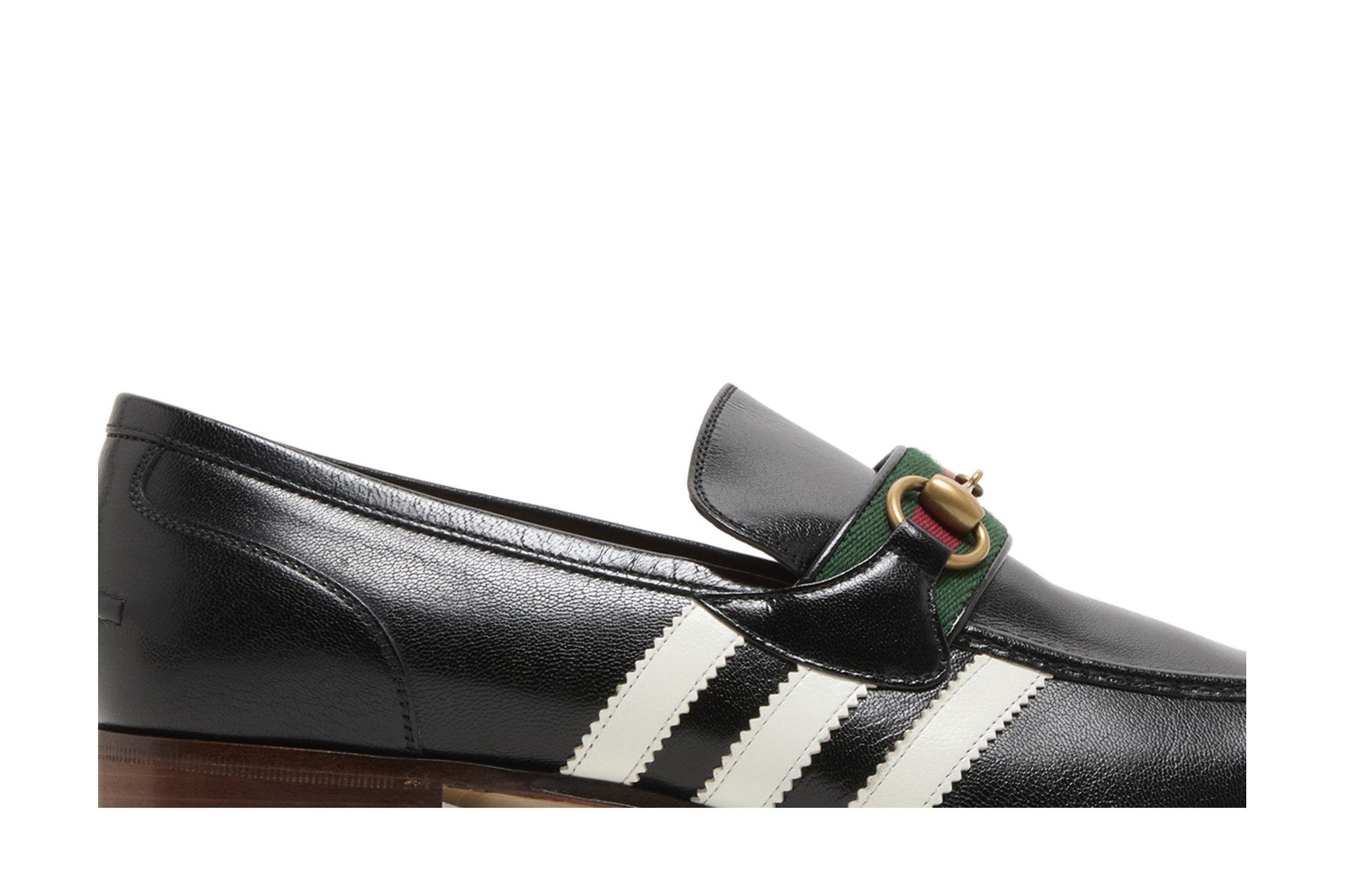 Adidas x Gucci Loafer 'Black Leather' - 2