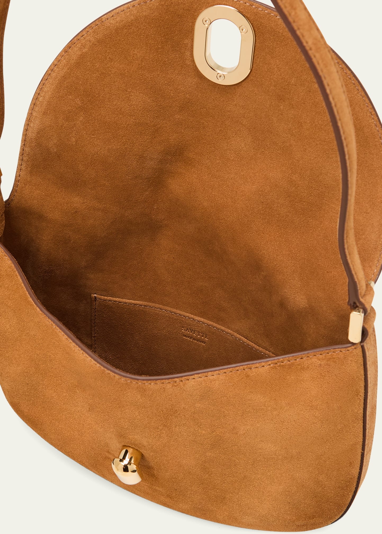 The Tondo Suede Hobo Bag - 4
