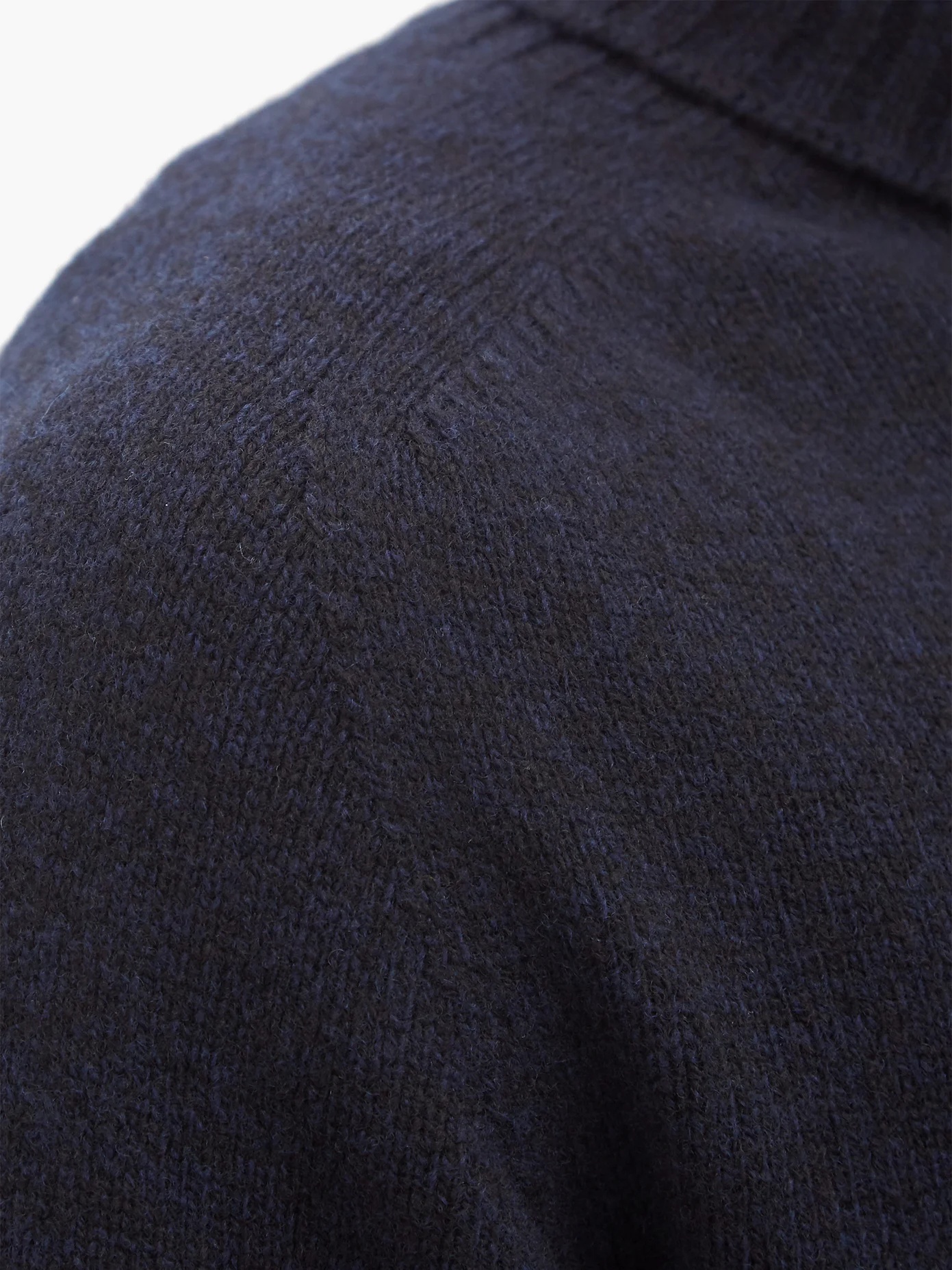 Roll-neck lambswool sweater - 3