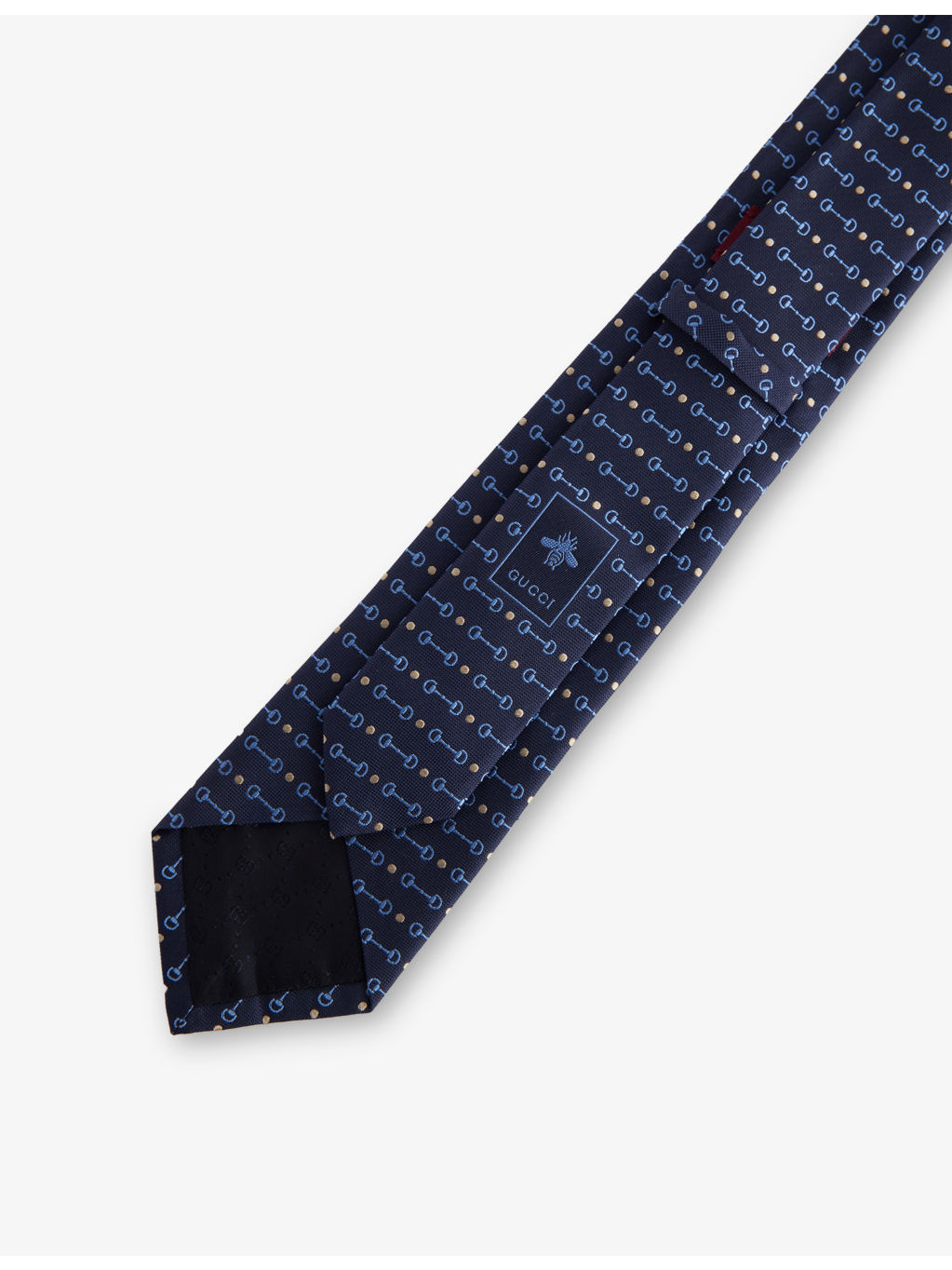 Horsebit Silk Tie - 4