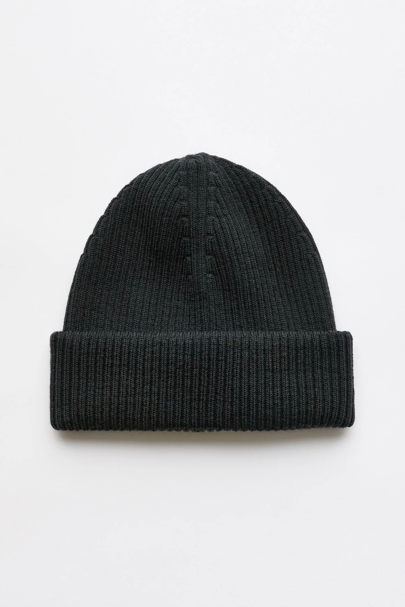 Knit Hat Off Black Rustic Merino - 1