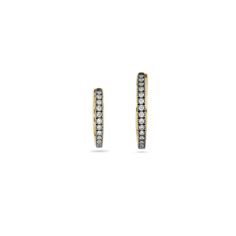 Come Closer Diamond Huggie Duo 3