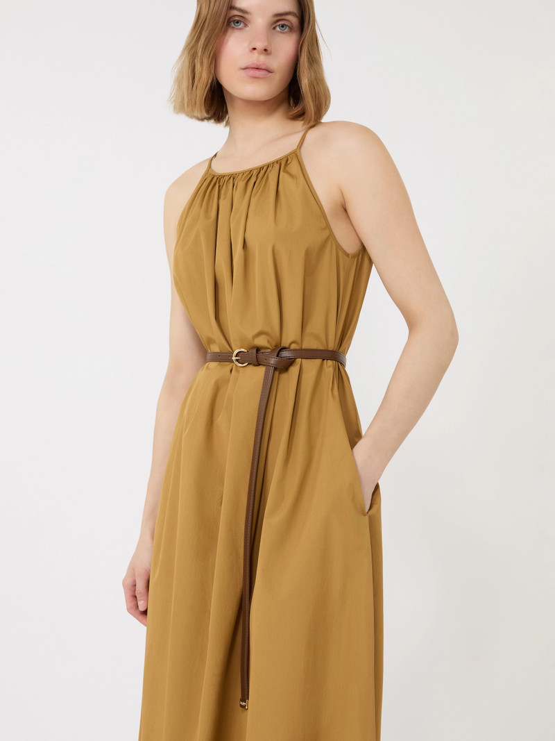 ZUPPA Cotton poplin dress - OCHRE 5