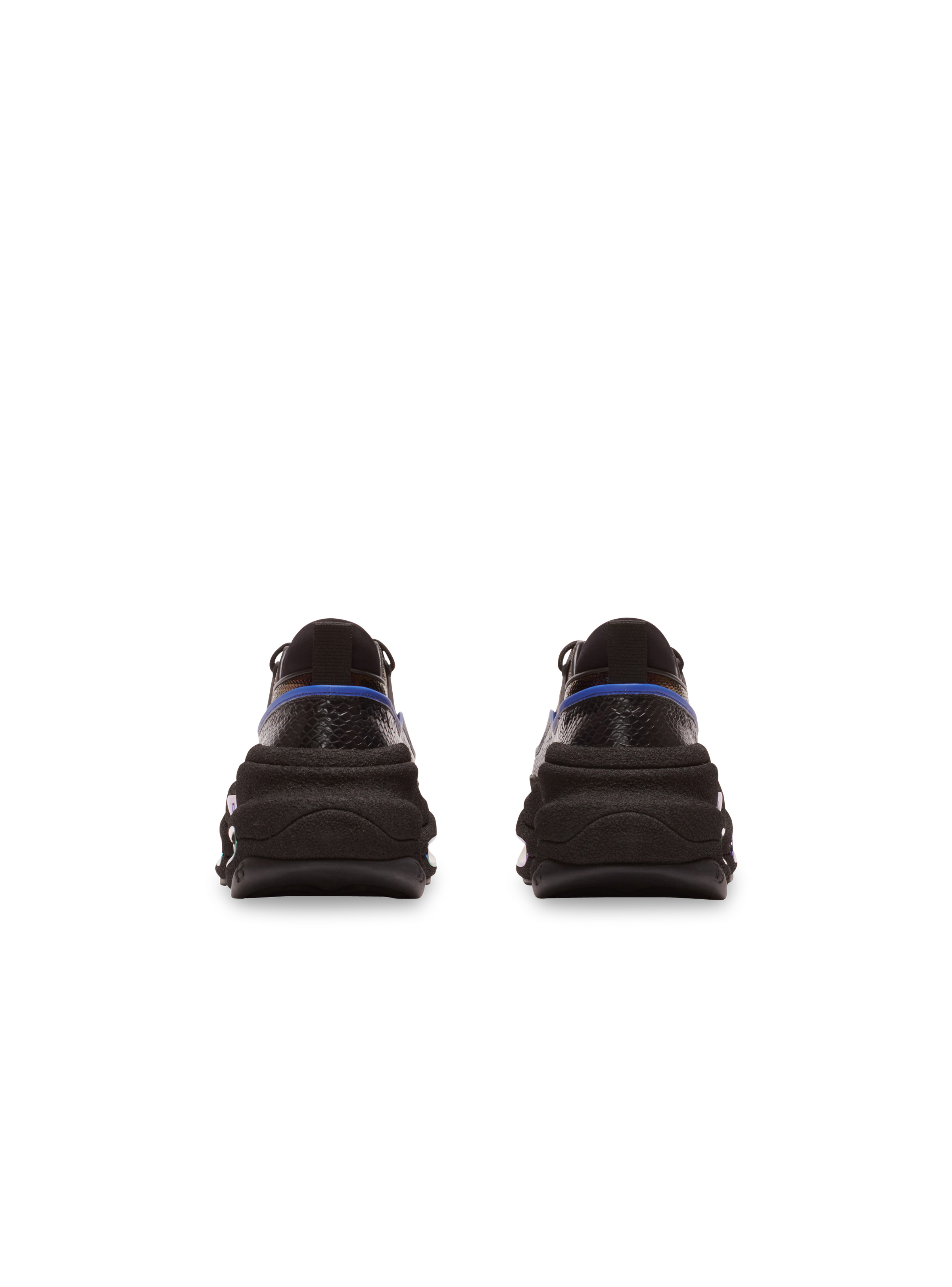 B-Bold low-top trainers in python-effect leather - 4
