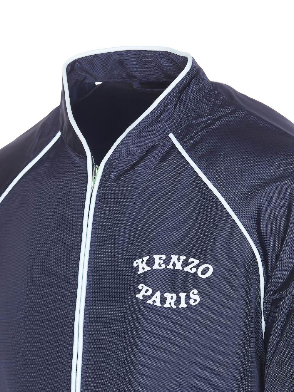 logo print jacket - 3