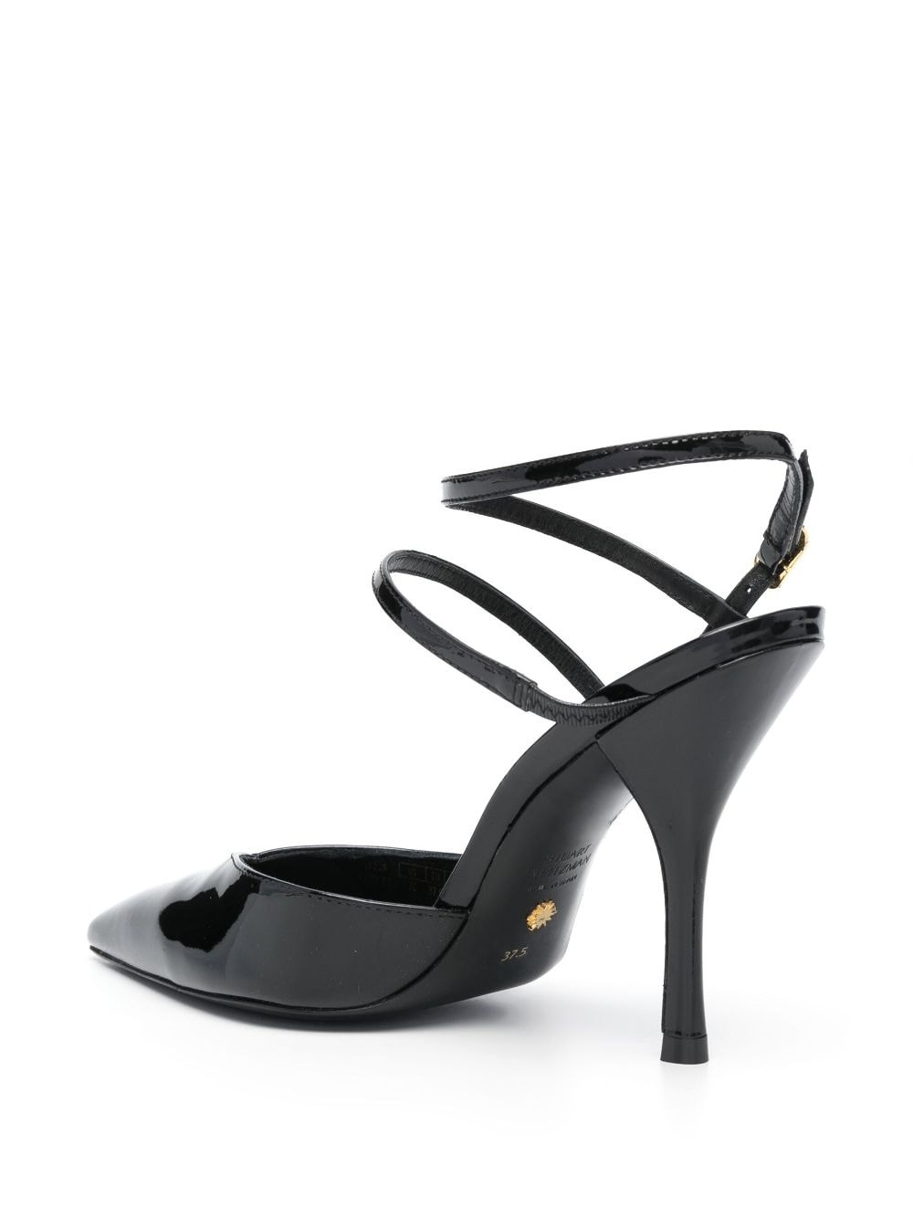Strapeze 100mm leather pumps - 3