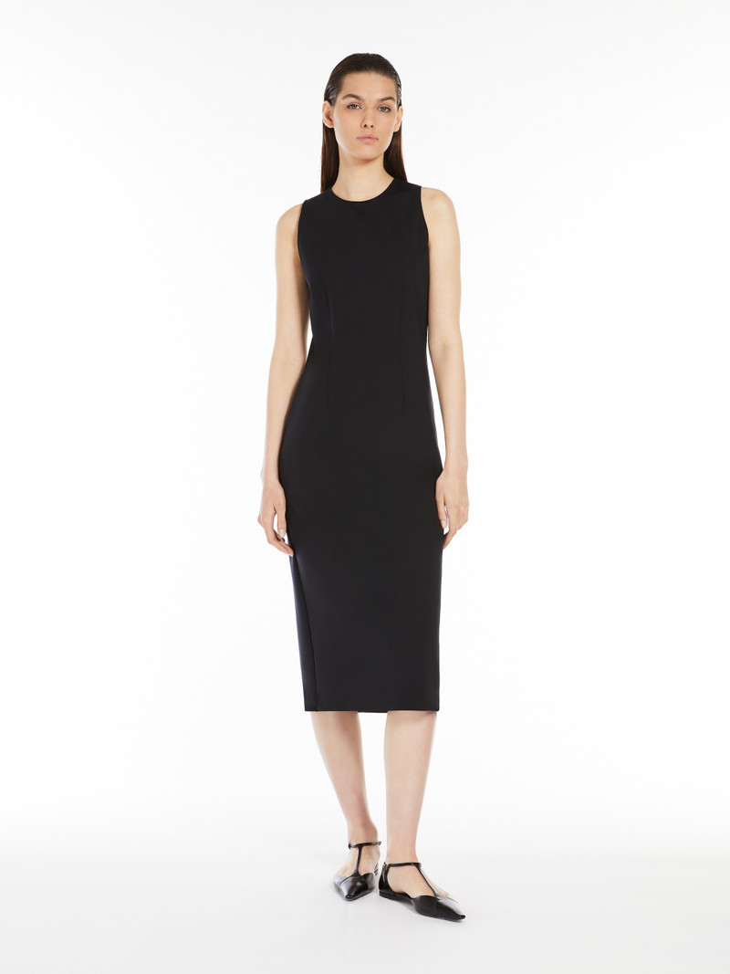 Max Mara SEVRES Slim-fit technical jersey dress outlook