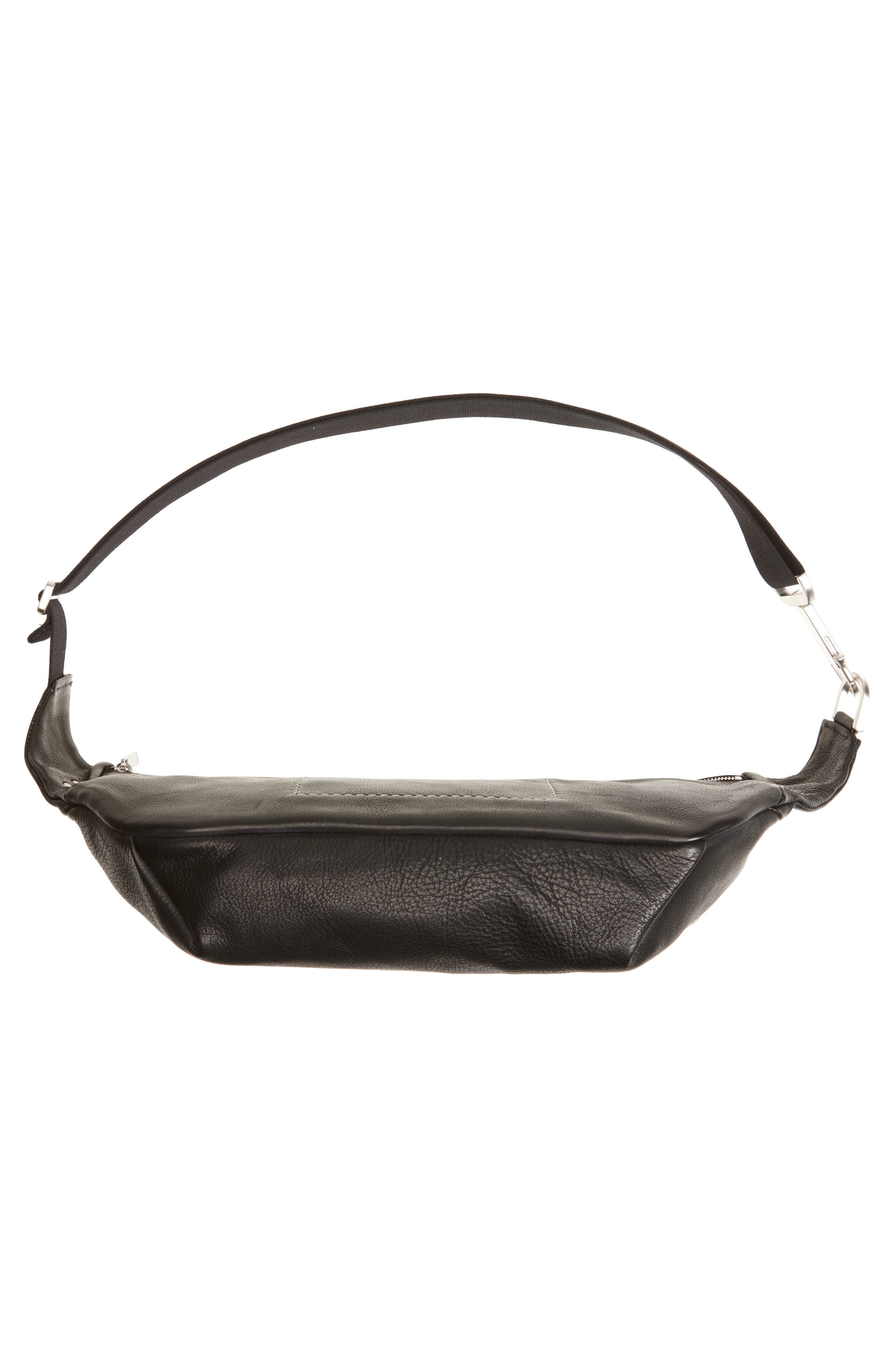 Rick Owens Geo Leather Belt Bag in Black at Nordstrom - 6