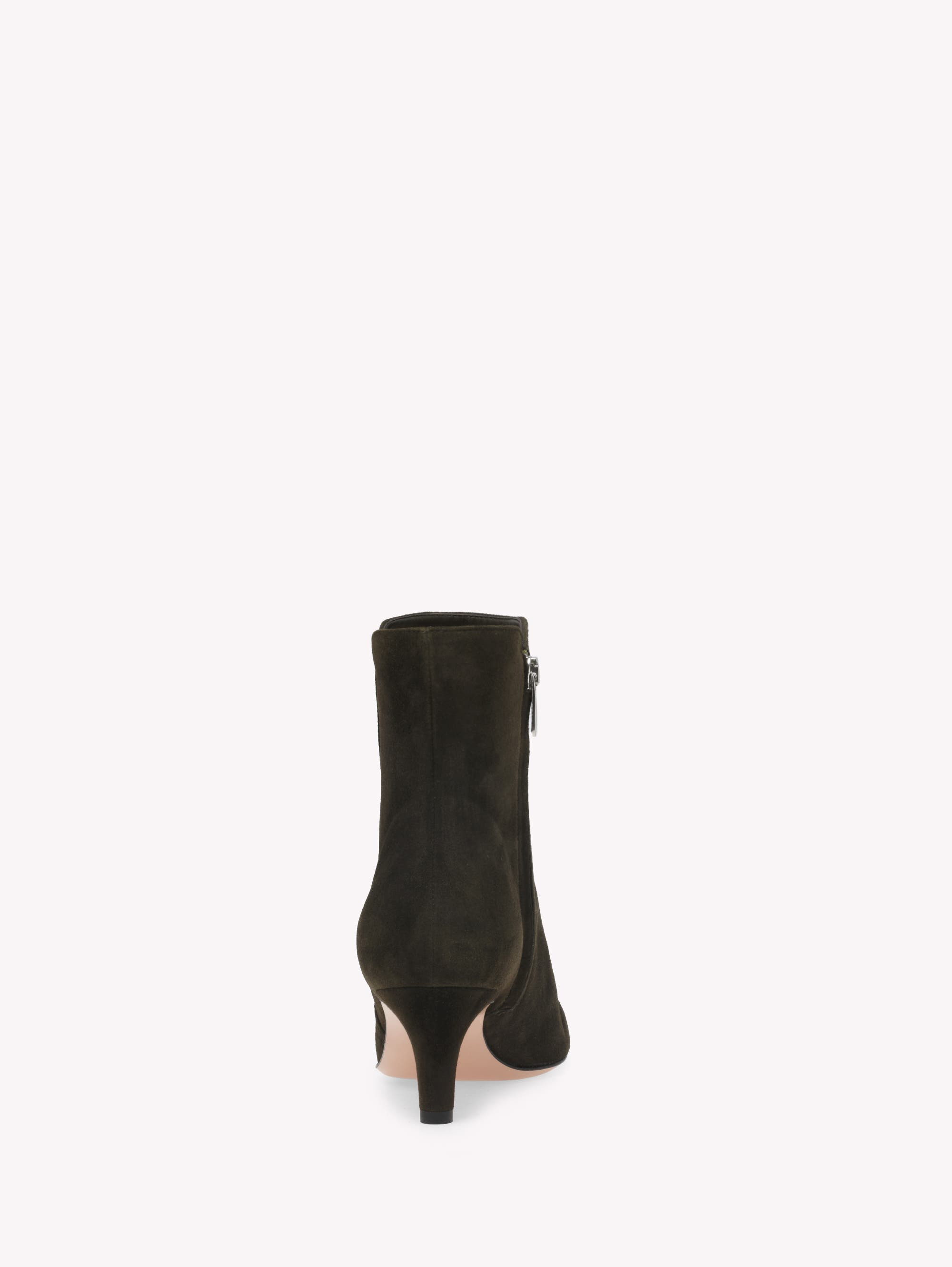 Gianvito Rossi Levy 55 Booties in Green Suede at Nordstrom - 4