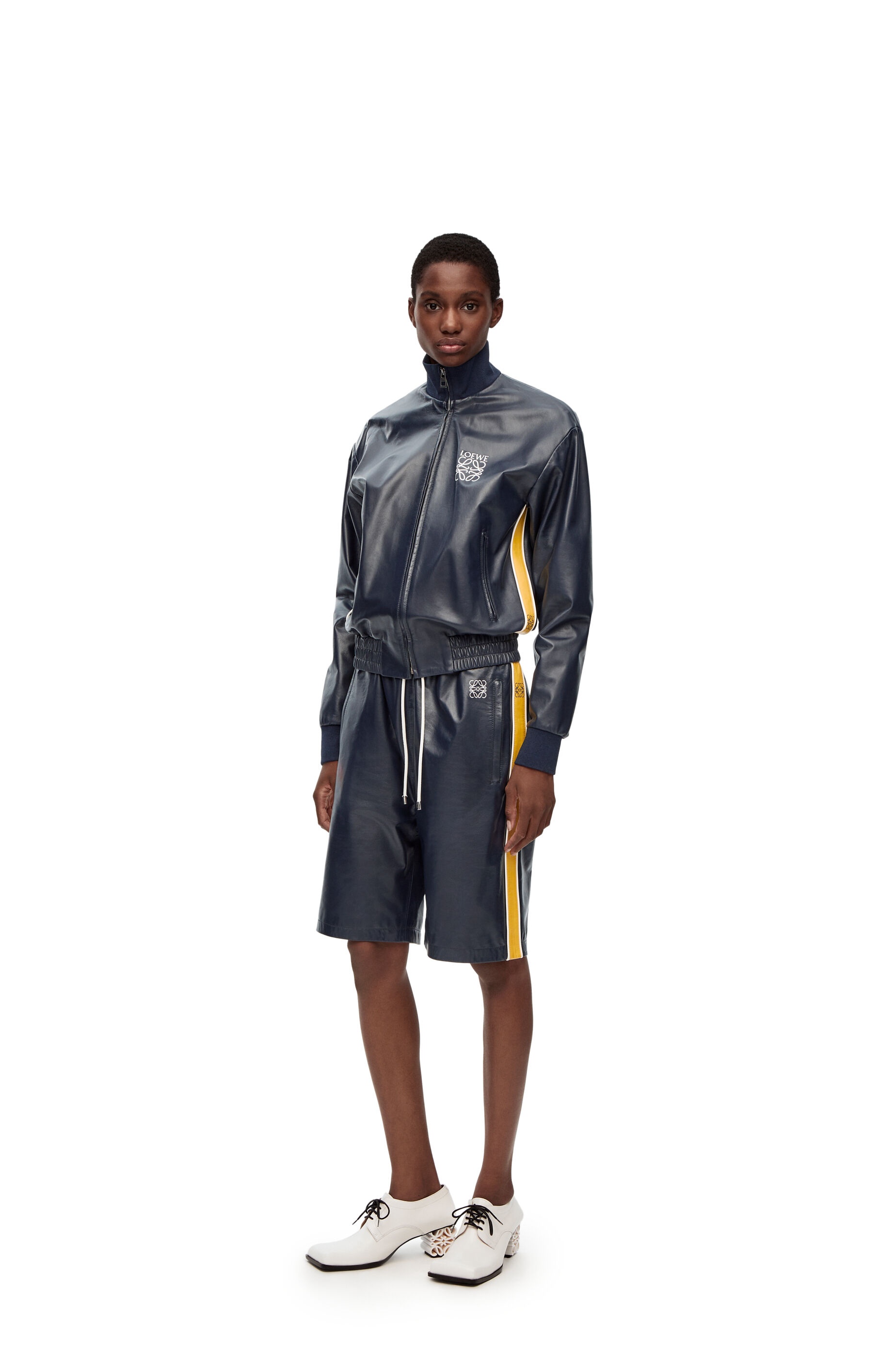 Tracksuit shorts in nappa - 2
