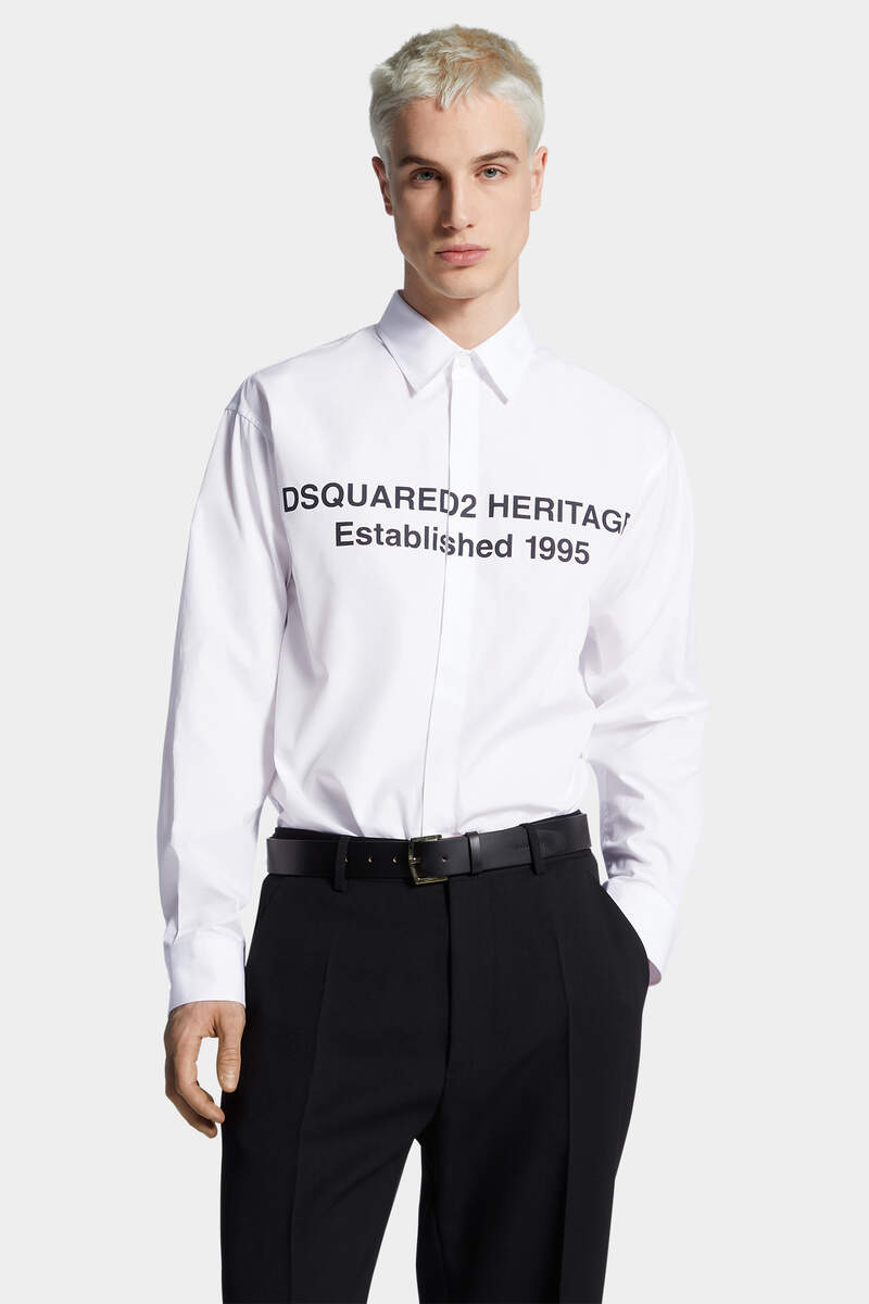 PRINTED HERITAGE LOGO SHIRT - 3