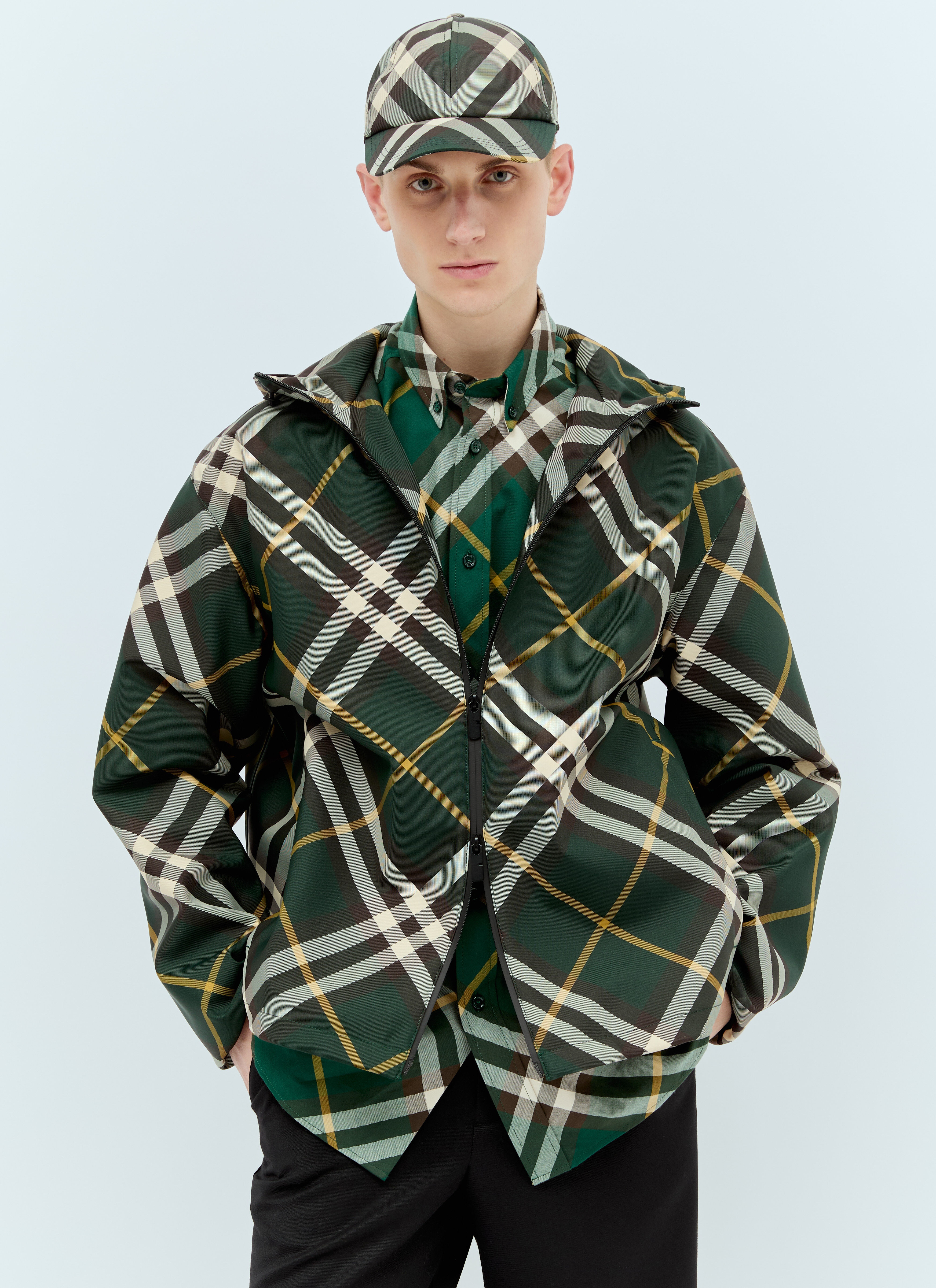 【関税&送料込】Burberry Cappello Baseball Con Motivo Check Burberry - Cappello da baseball motivo Vintage check beige