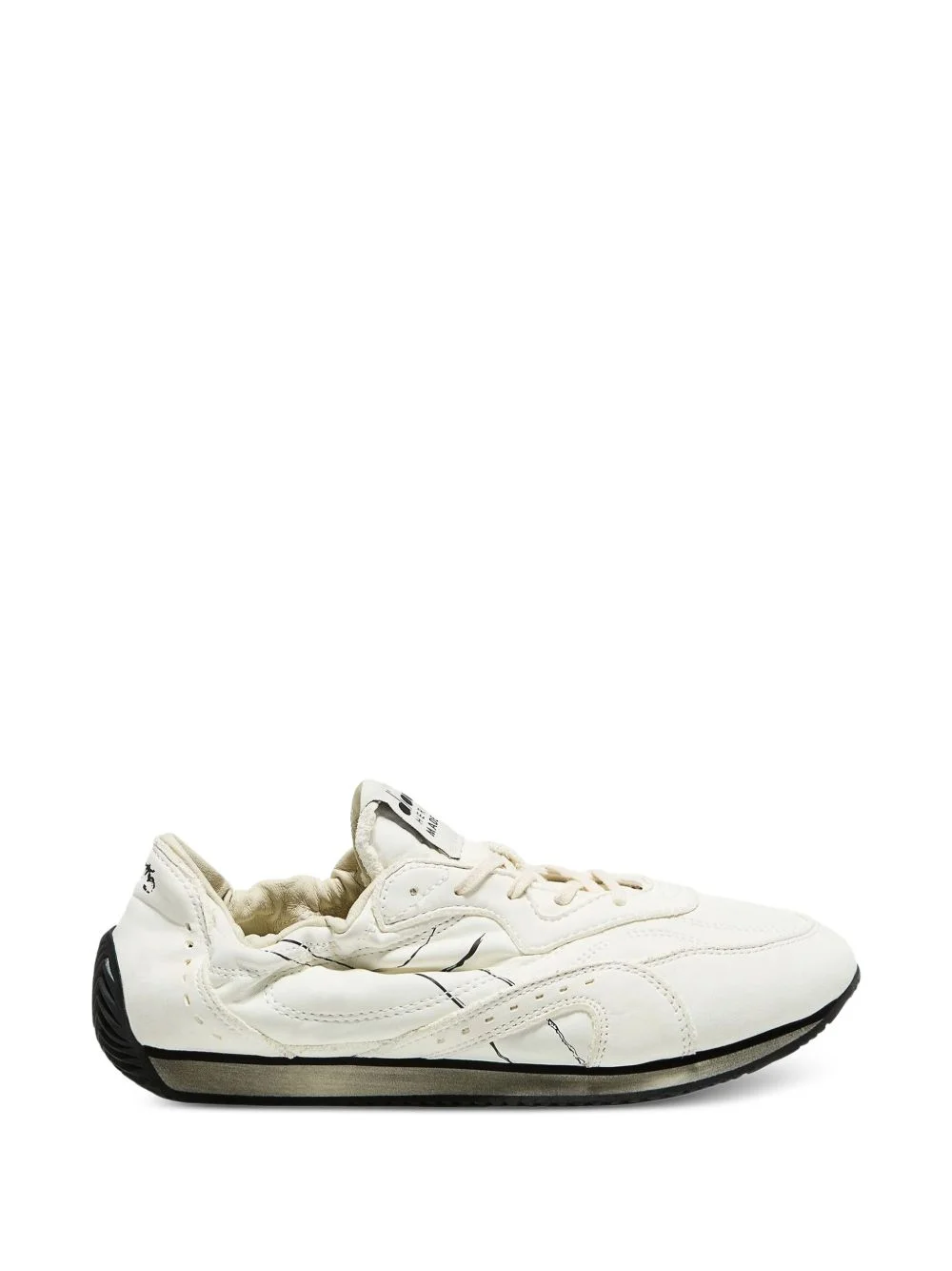 Equipe Revenge Etoile distressed-effect panelled sneakers - 1