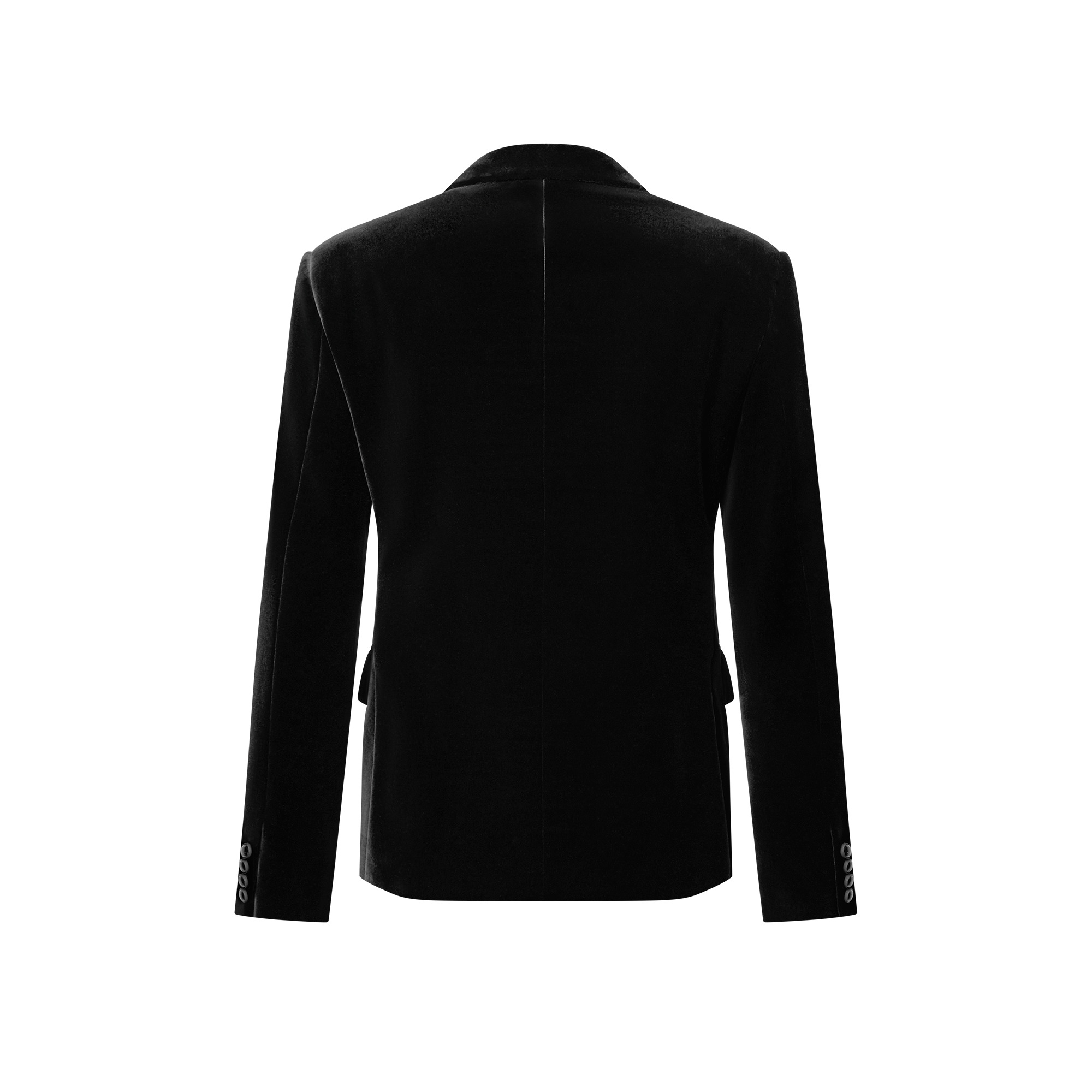 Double-Breasted VeLVet Jacket - 3