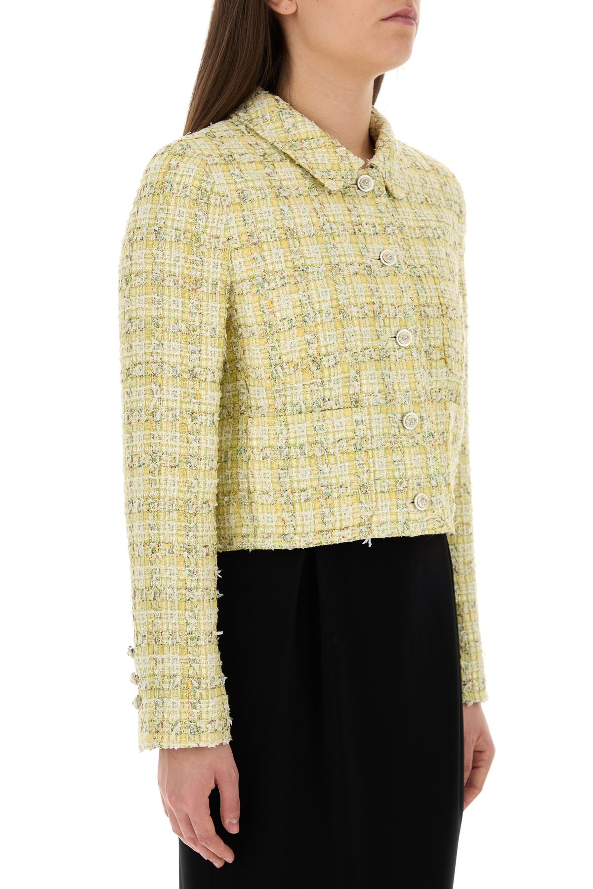 Multicolor tweed blazer - 3
