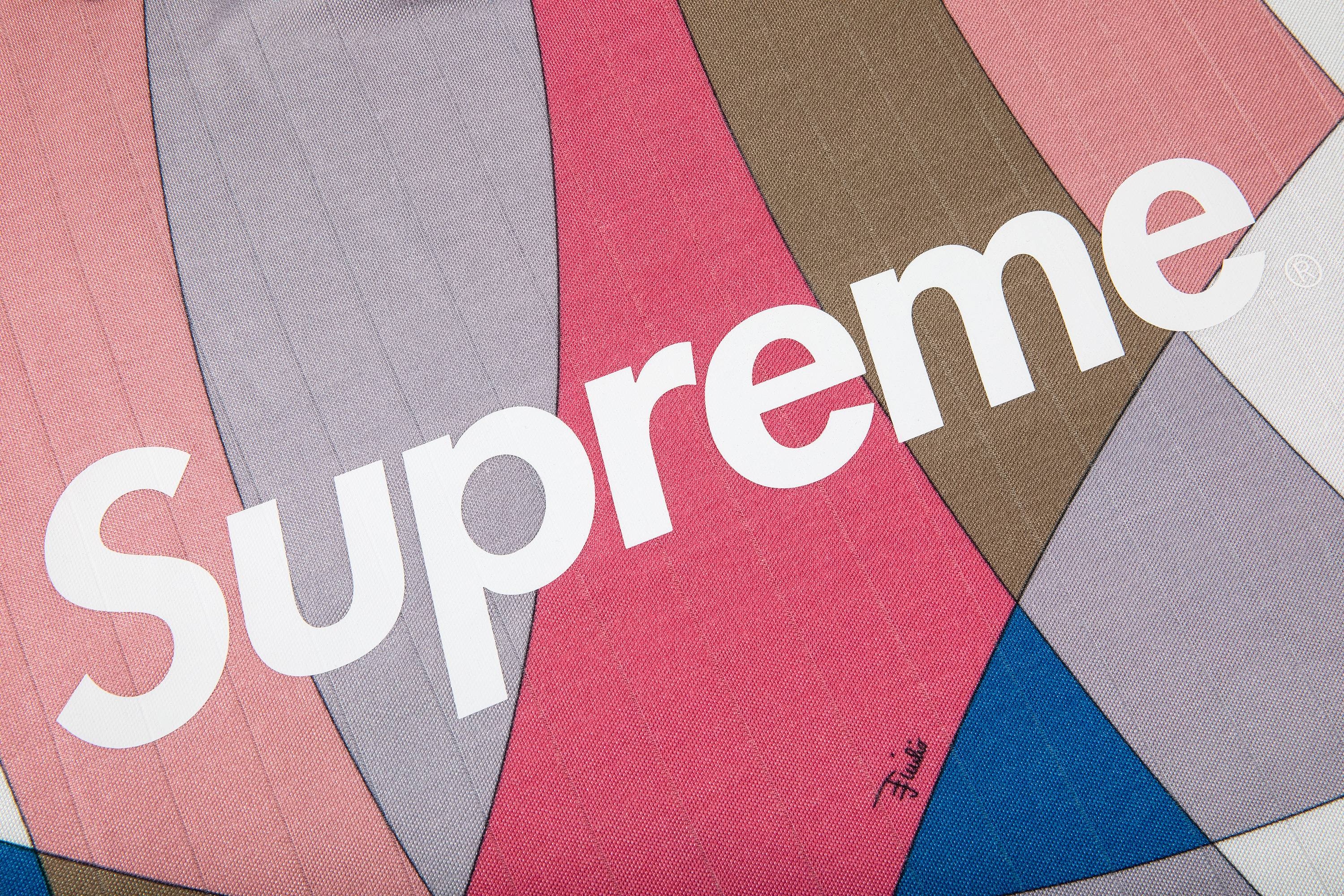Supreme Supreme x Emilio Pucci Soccer Jersey 'Dusty Pink' | REVERSIBLE
