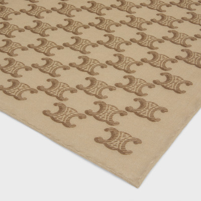 CELINE monogrammed shawl in cashmere muslin outlook