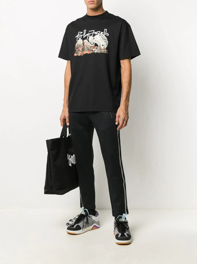 Palm Angels Desert-print T-shirt outlook