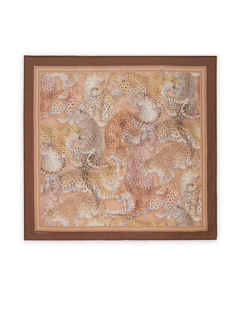 PRINTED SILK SQUARE 70 3