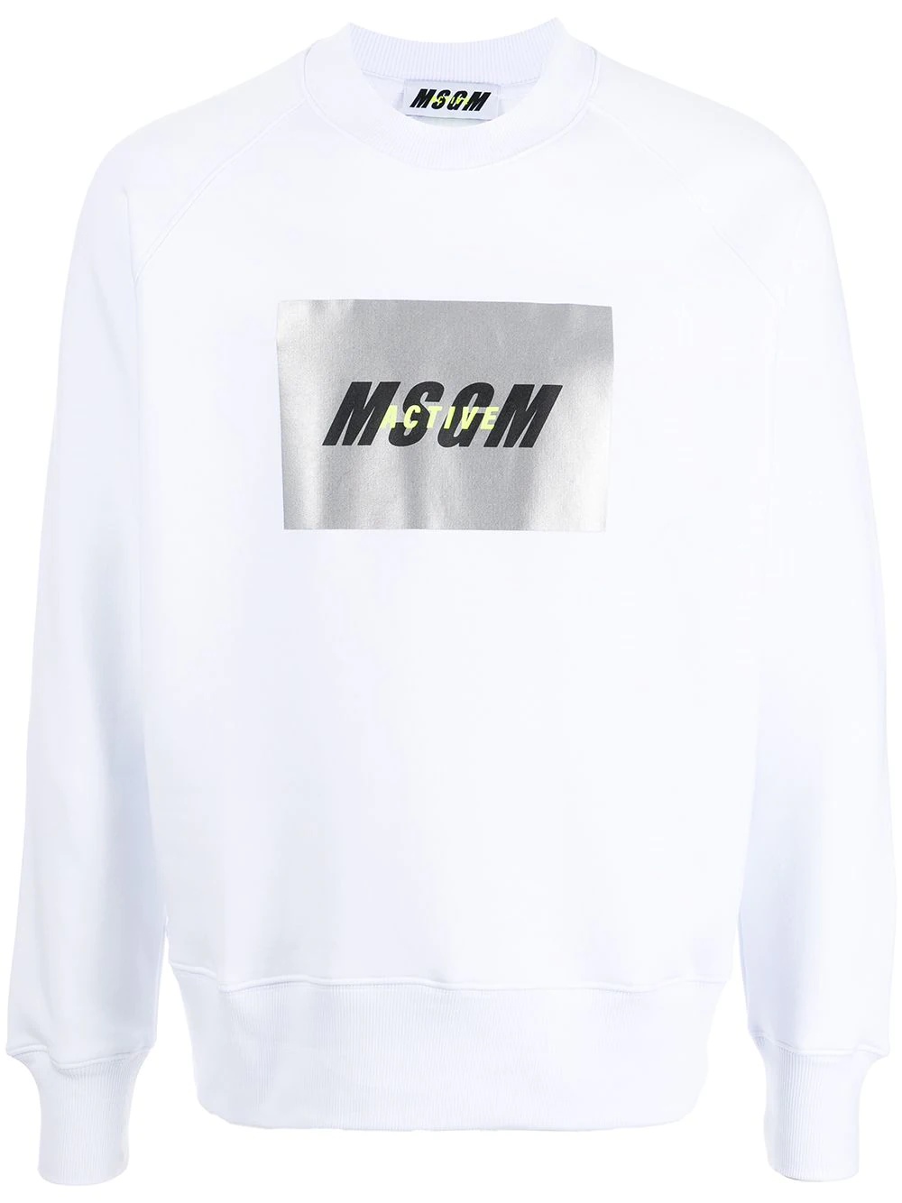 logo print sweatshirt - 1