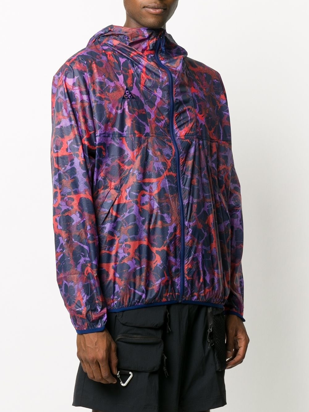 abstract-print lightweight jacket - 3