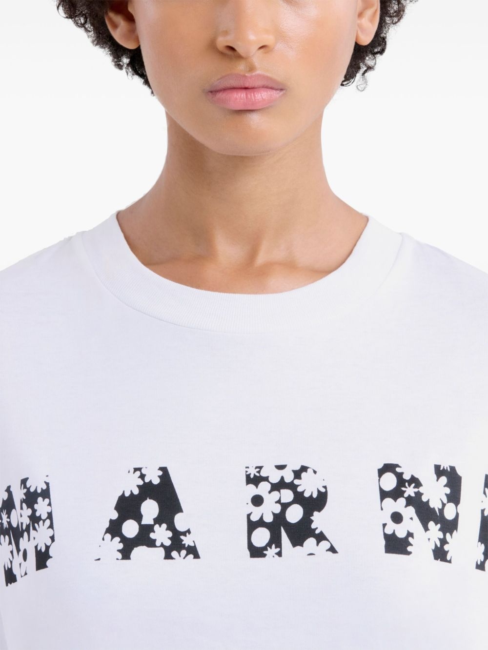 logo print T-shirt - 5