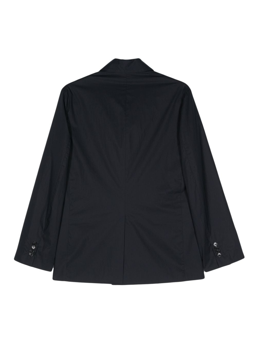 poplin single-breasted blazer - 2