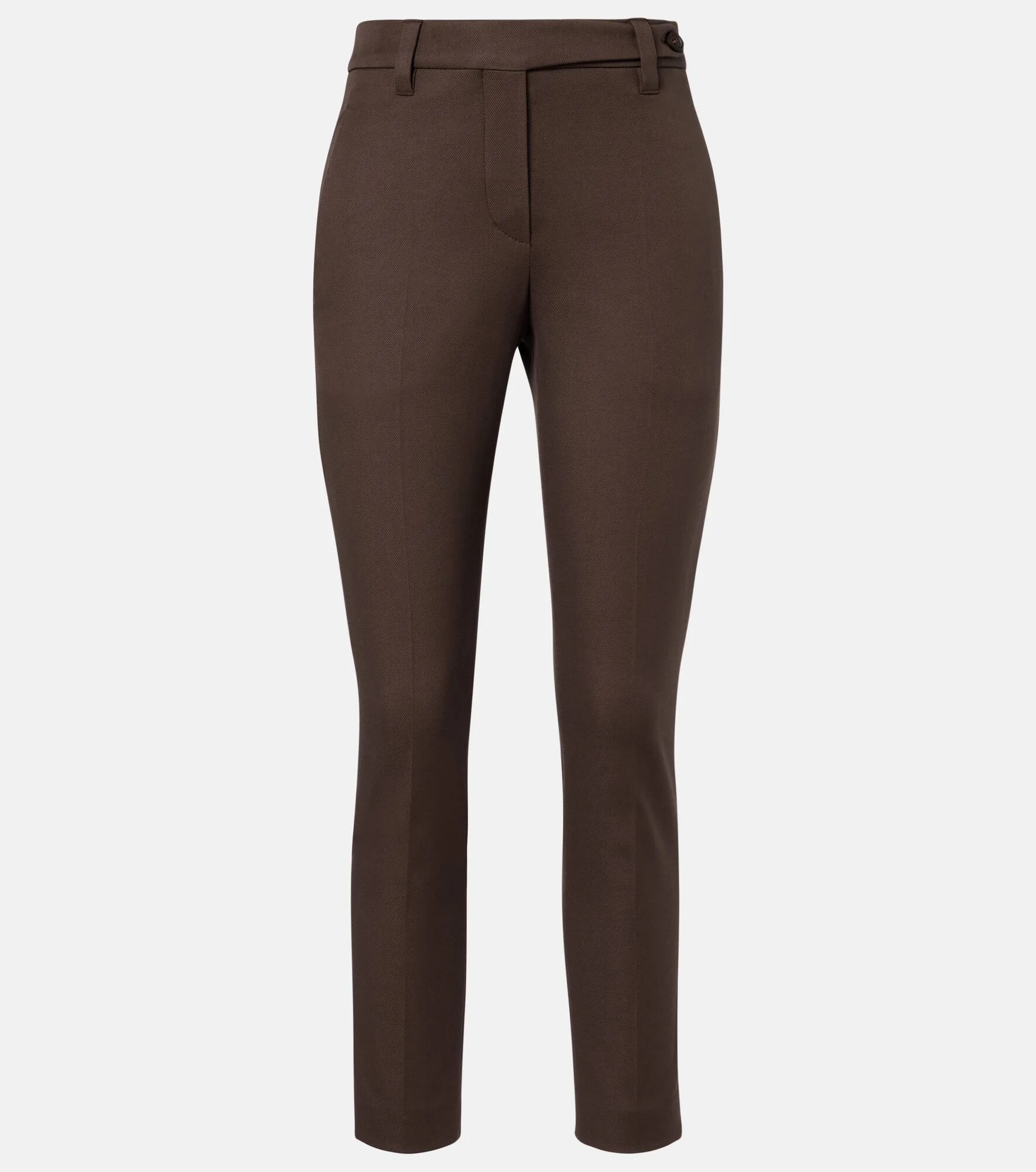 Monili cotton-blend slim pants - 1