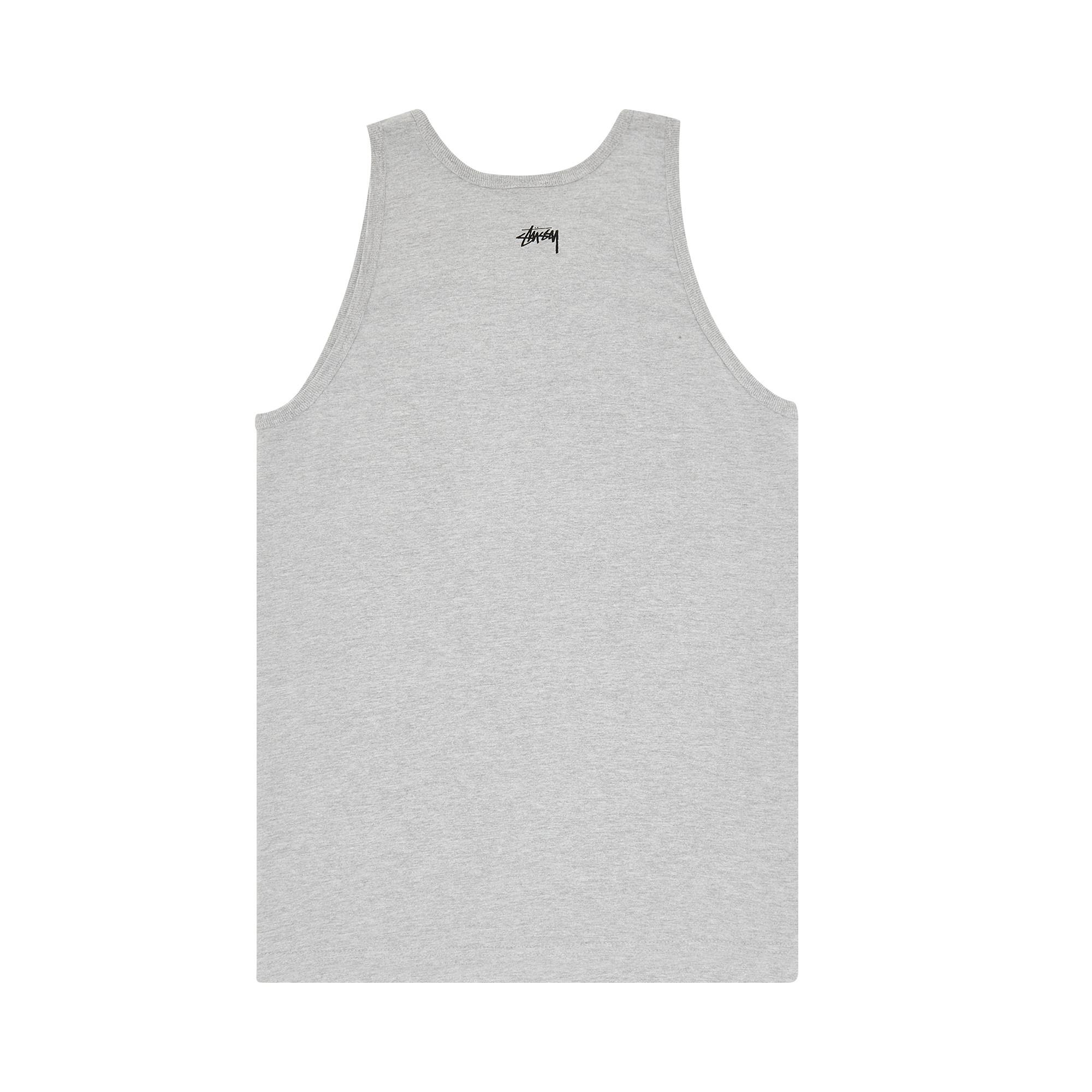 Stussy Jumbo Skull Tank 'Grey Heather' - 2