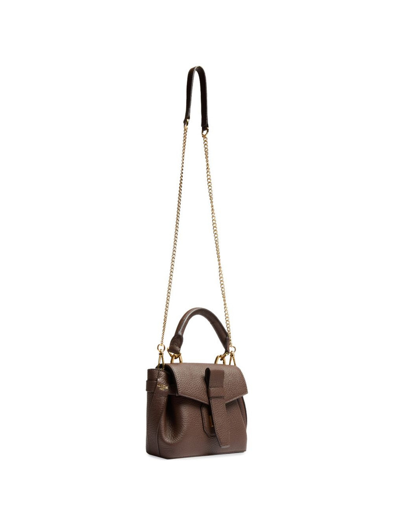 mini Charlie grained tote bag 5