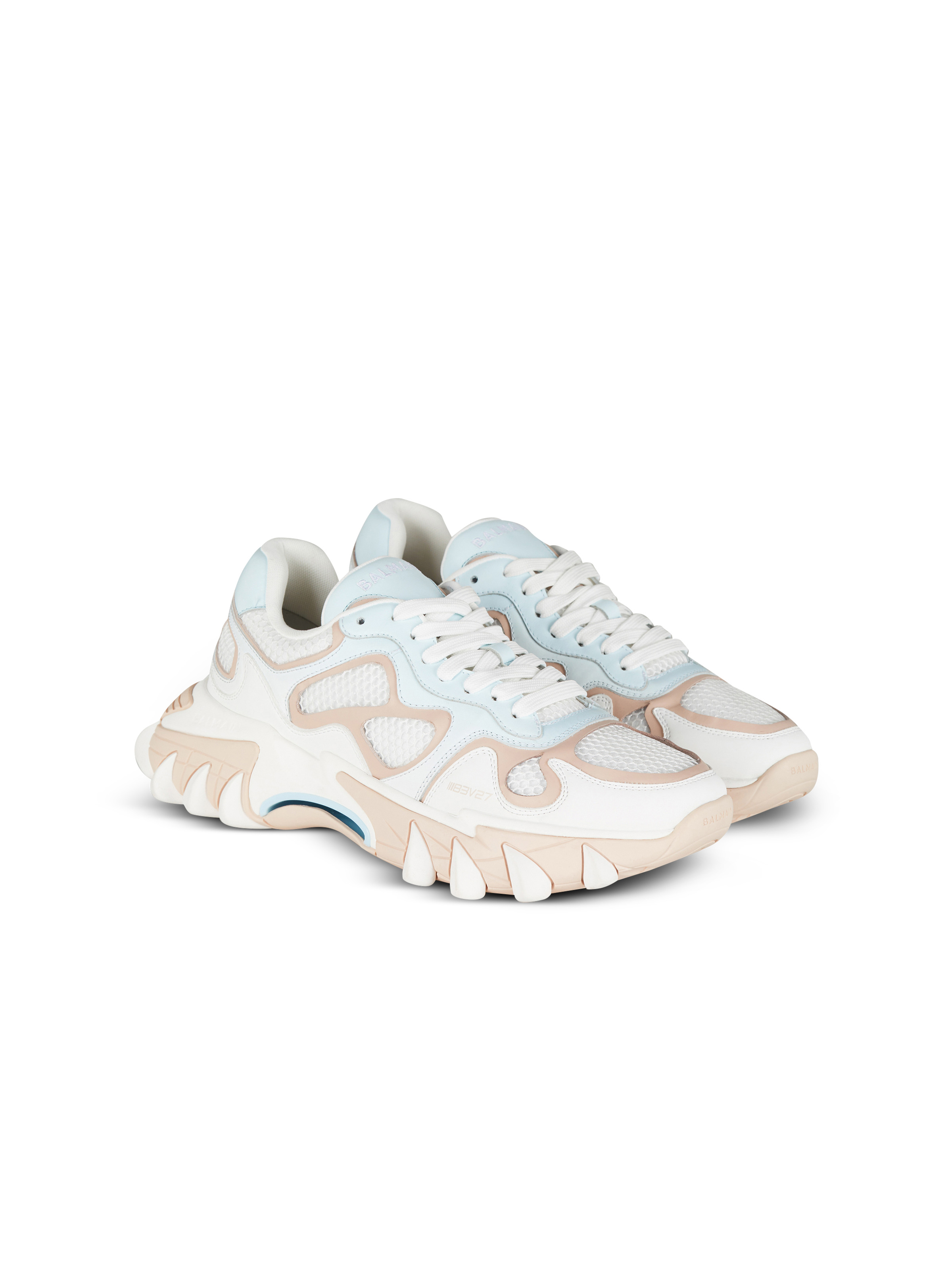 B-East trainers in coloured leather and mesh - 2
