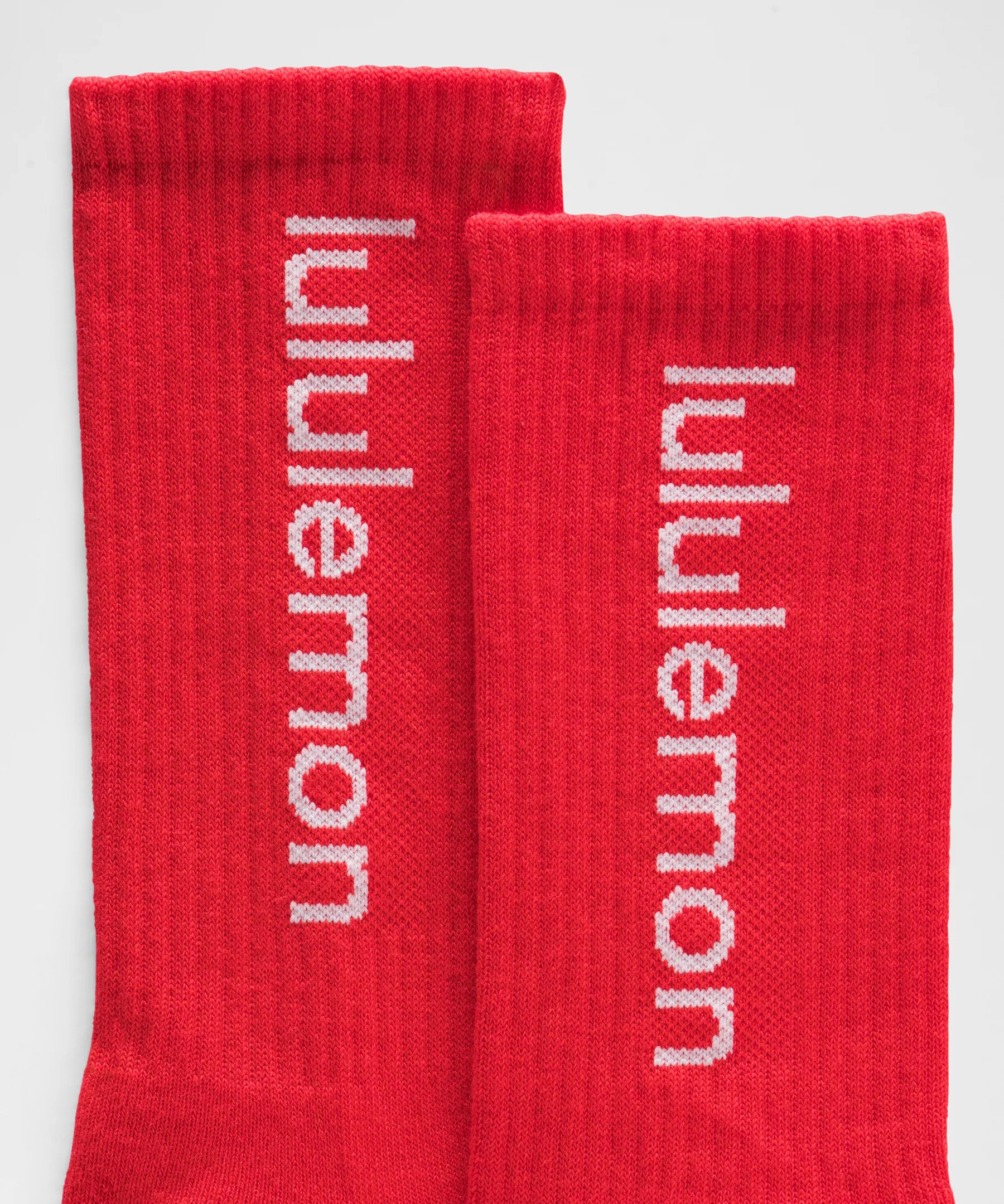 Unisex Daily Essential Crew Socks *Wordmark - 2