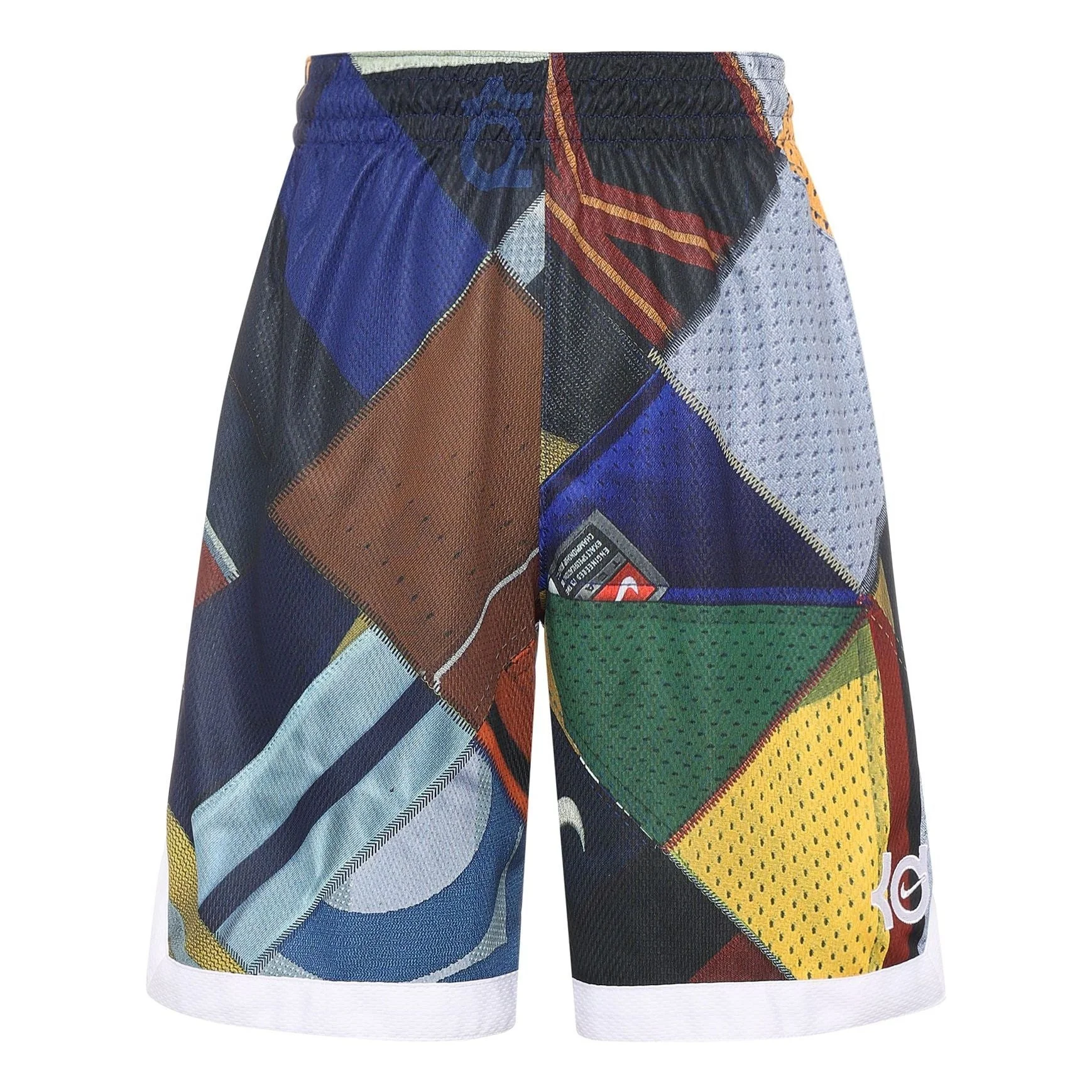 나이키 KD Durant 빠른 건조한 농구 반바지 Colorblock AT3184-495 - 1