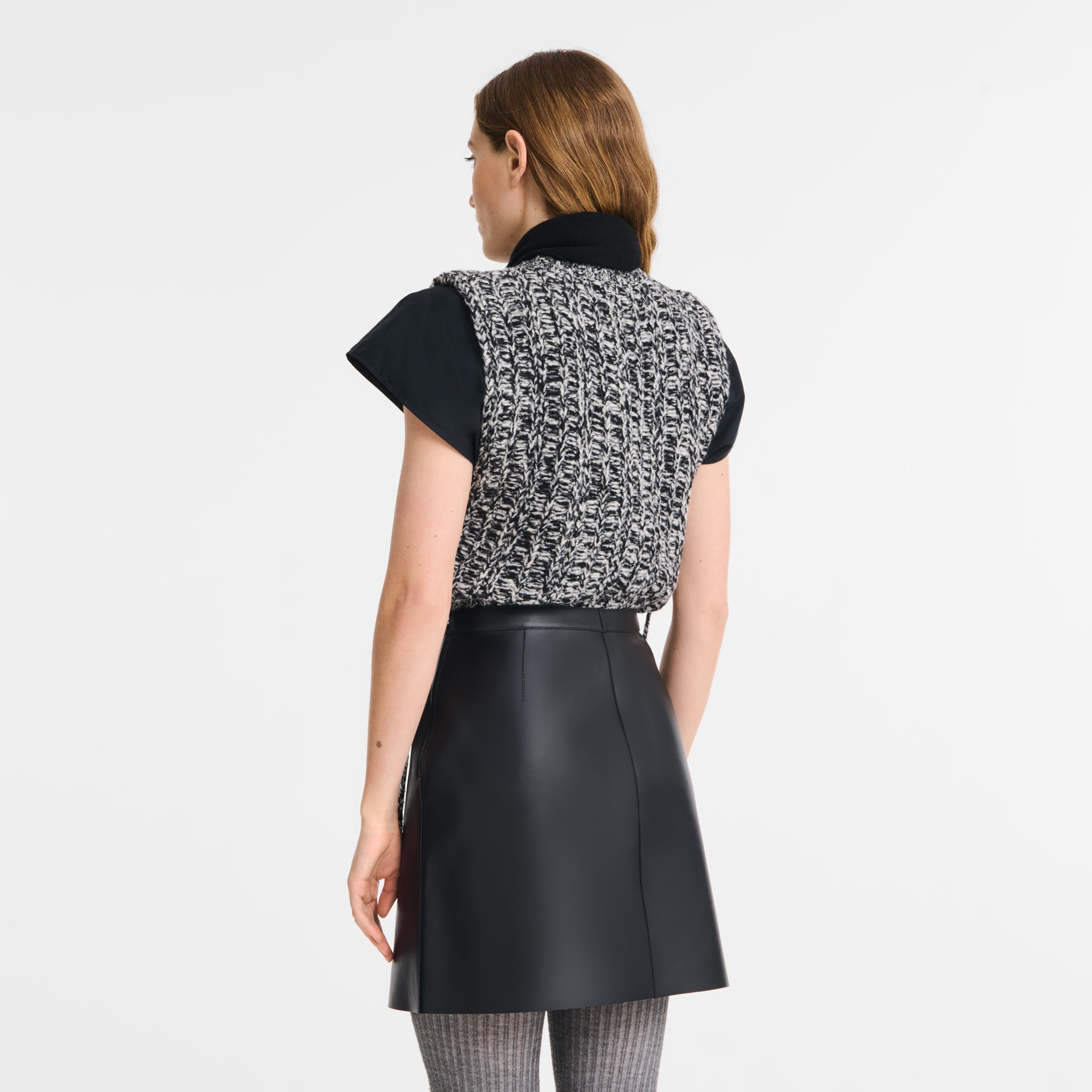 Skirt Black - Leather - 5