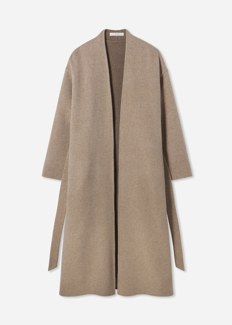 Wrap Coat in Double Faced Wool Cashmere 1