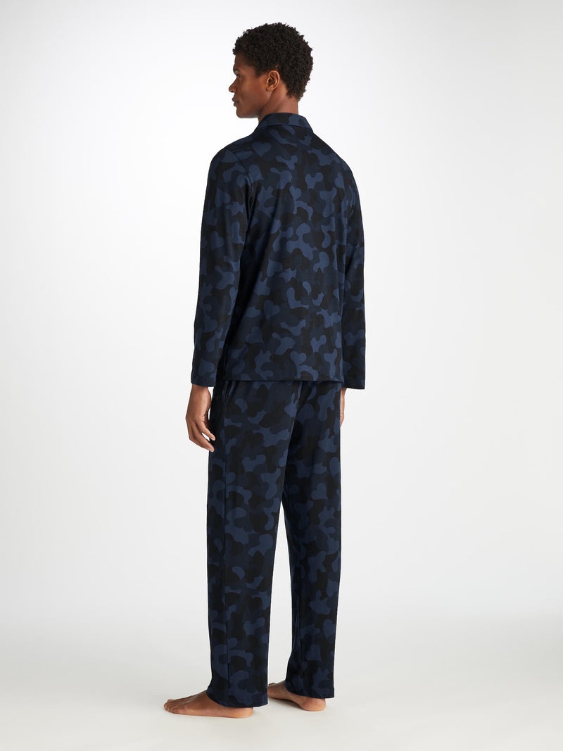 Men's Pajamas London 11 Micro Modal Navy - 5