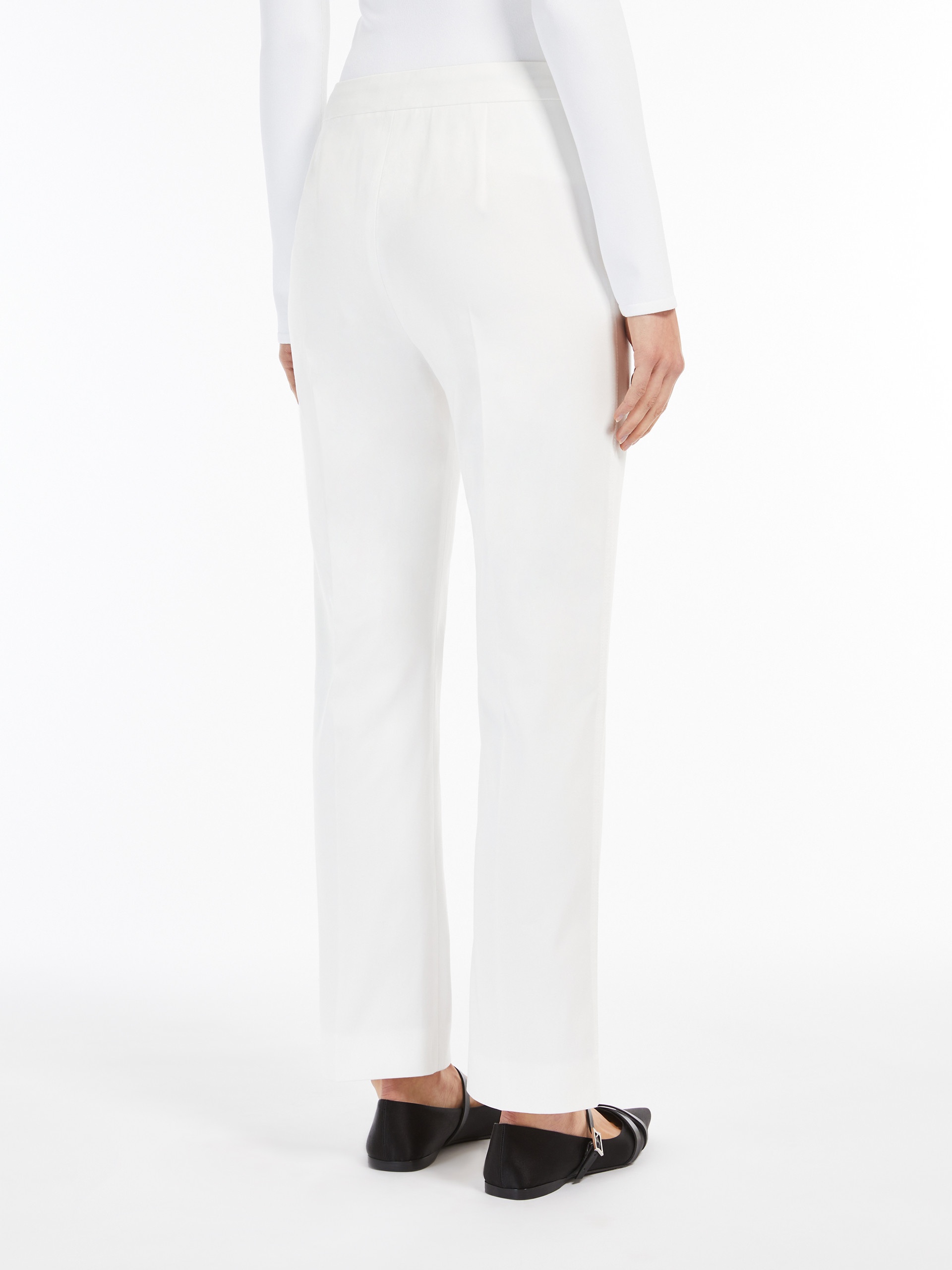 OKRA Cotton satin trousers - 4