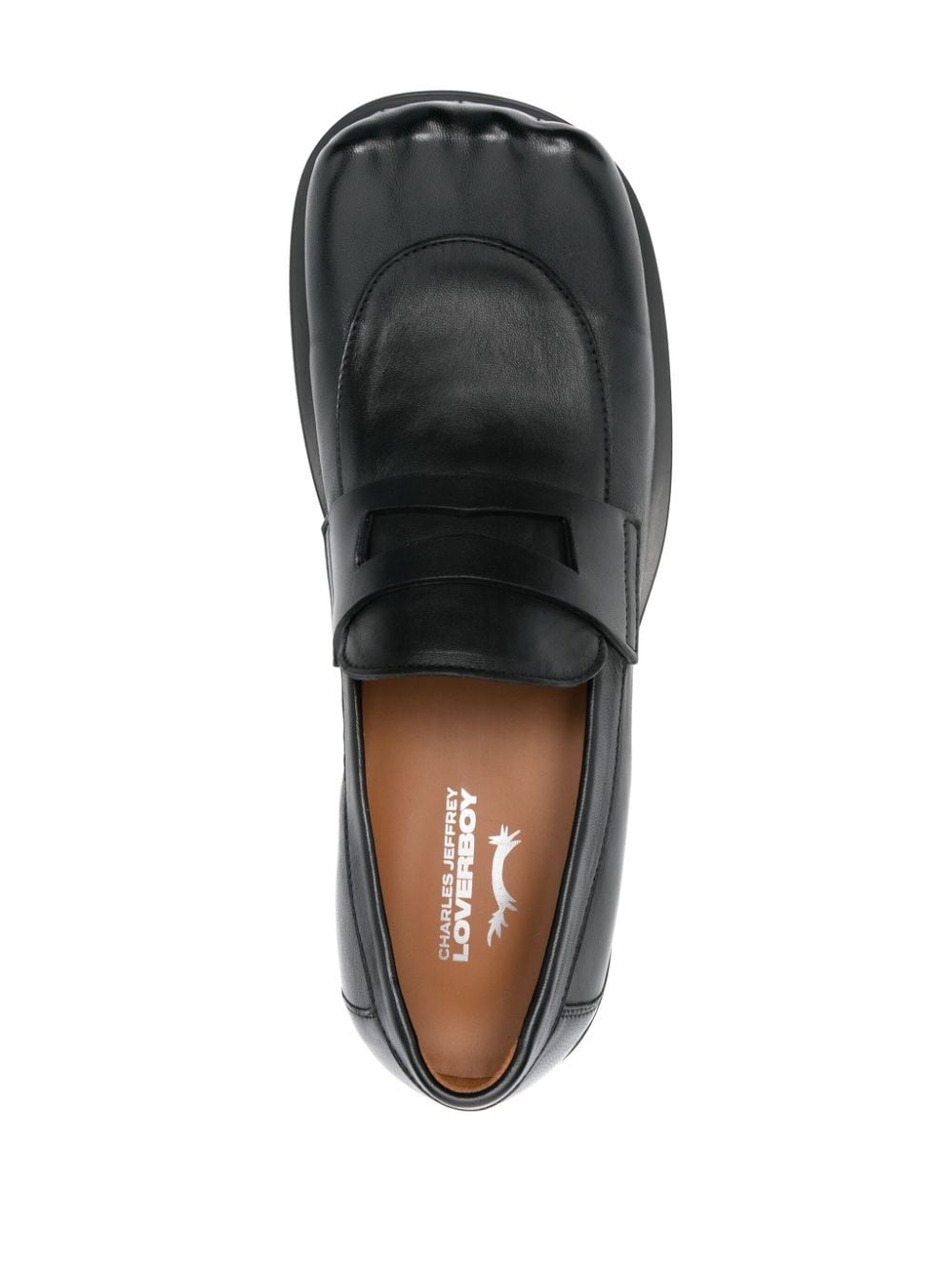 Sheathed Moggies sculpted-toe loafers - 4