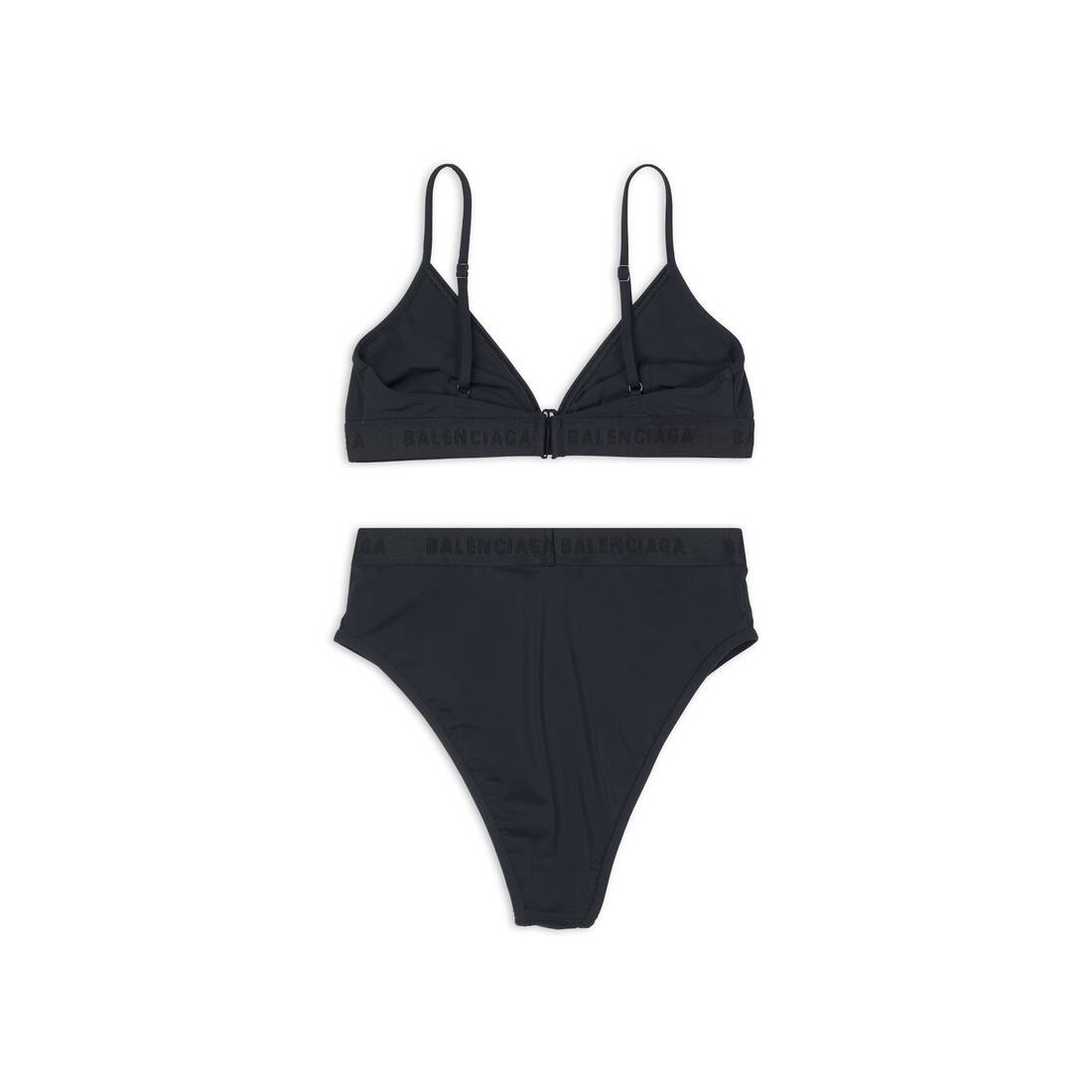 Women's Sporty Bikini Set  in Black - 3