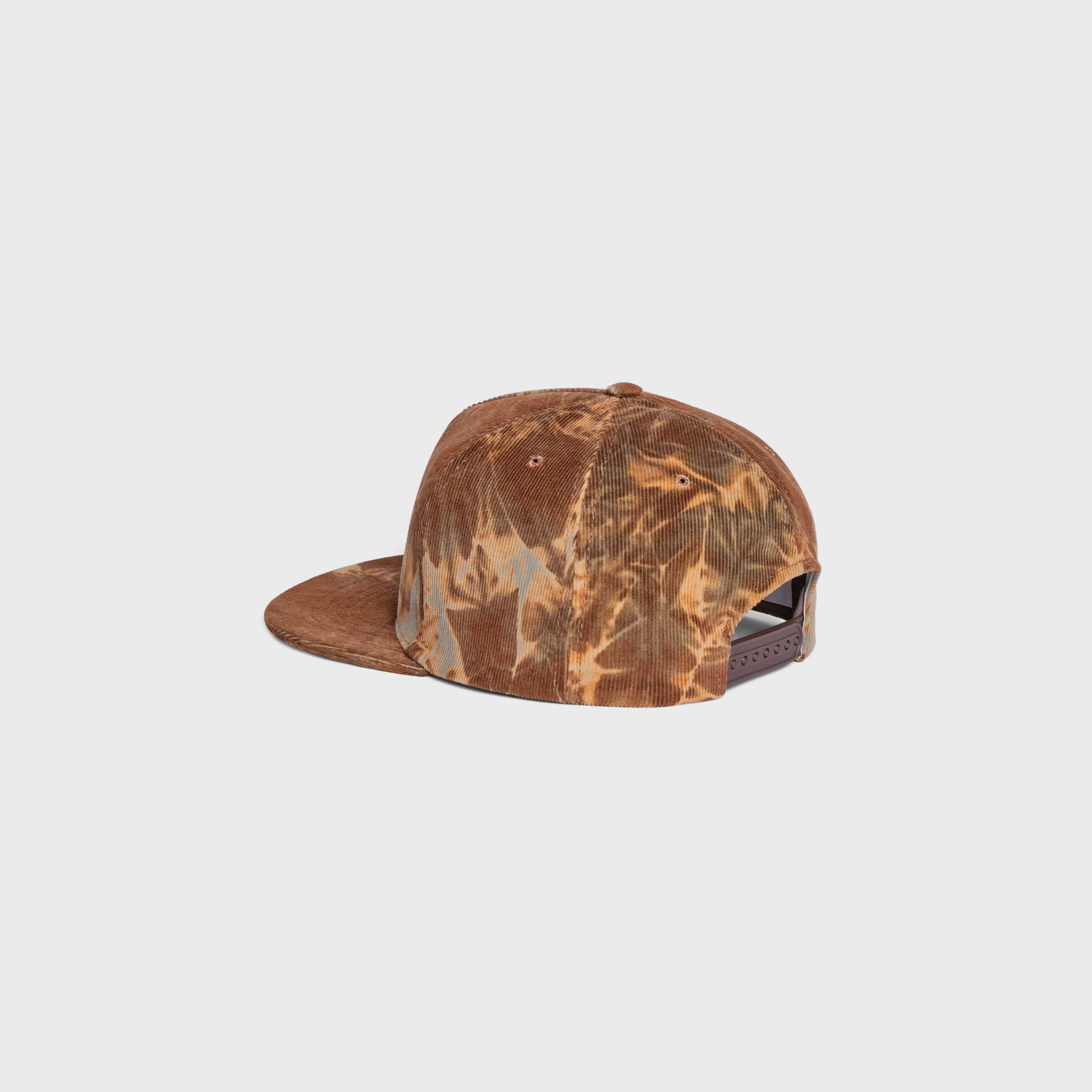 TIE-DYE CELINE SNAPBACK CAP IN CORDUROY - 4