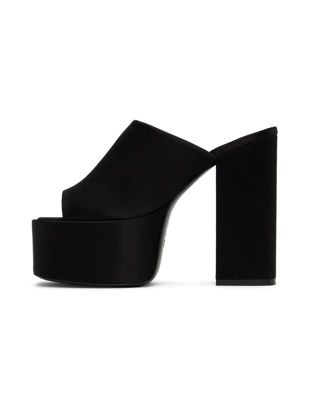 Black Sasha Heeled Sandals - 3