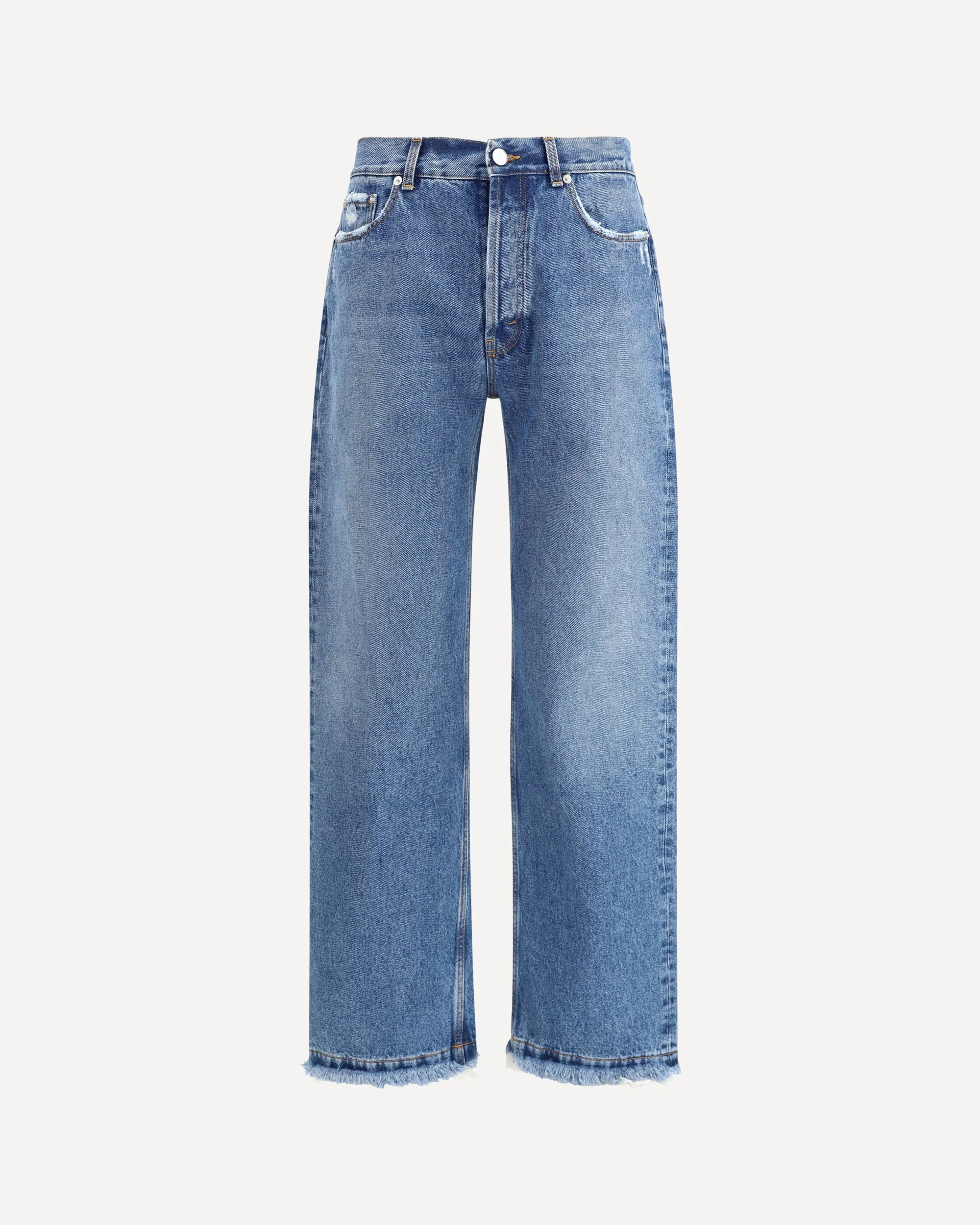 Frayed Cut Jeans - 1