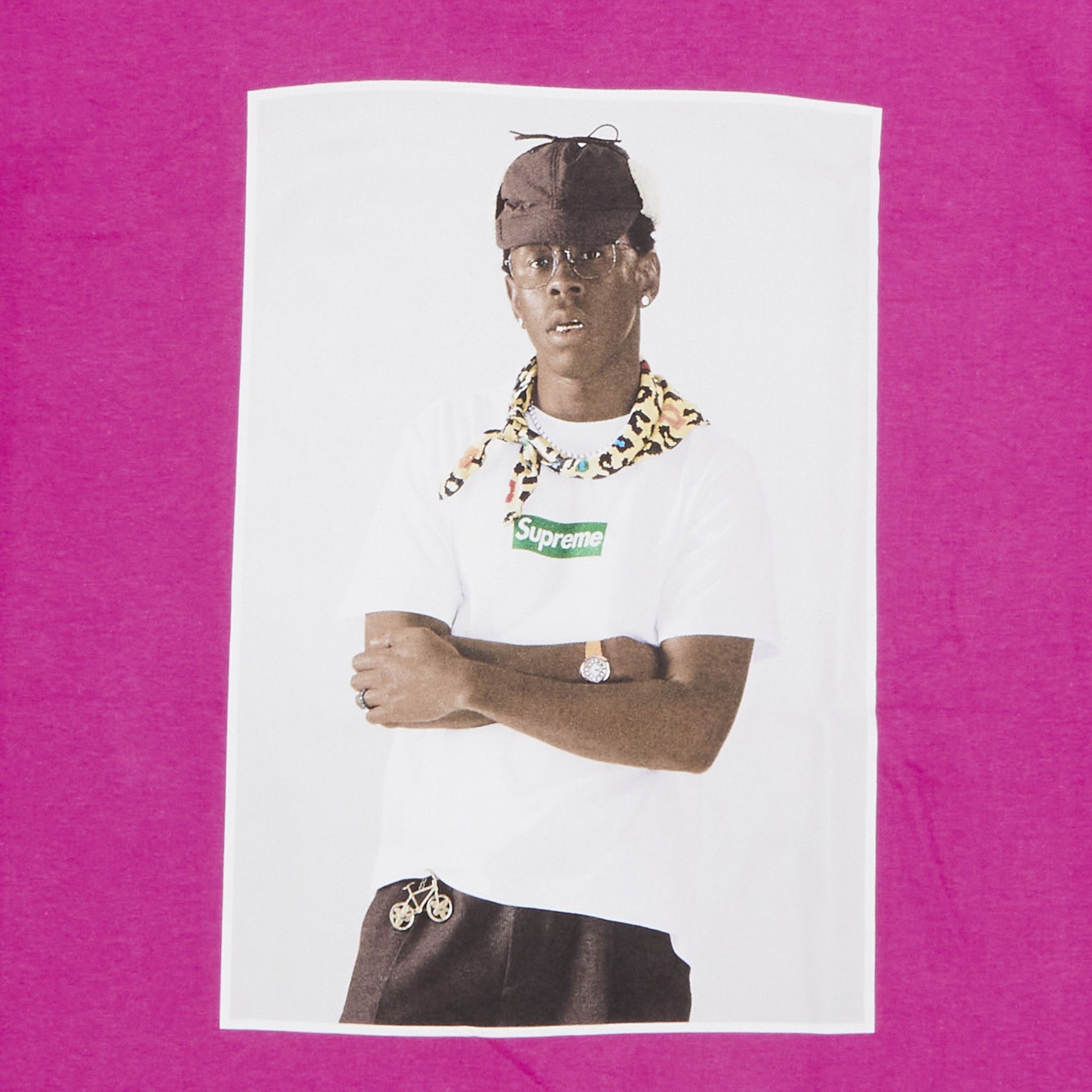 Supreme Tyler, The Creator Tee 'Magenta' - 2