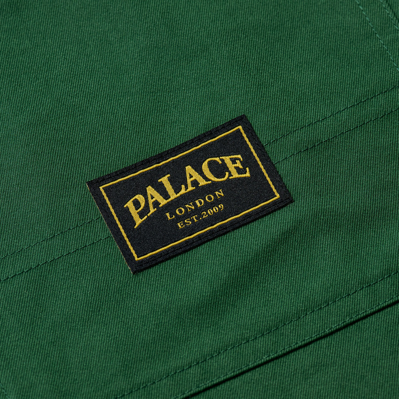 COTTON TWILL OVERSHIRT WASHED GREEN 3